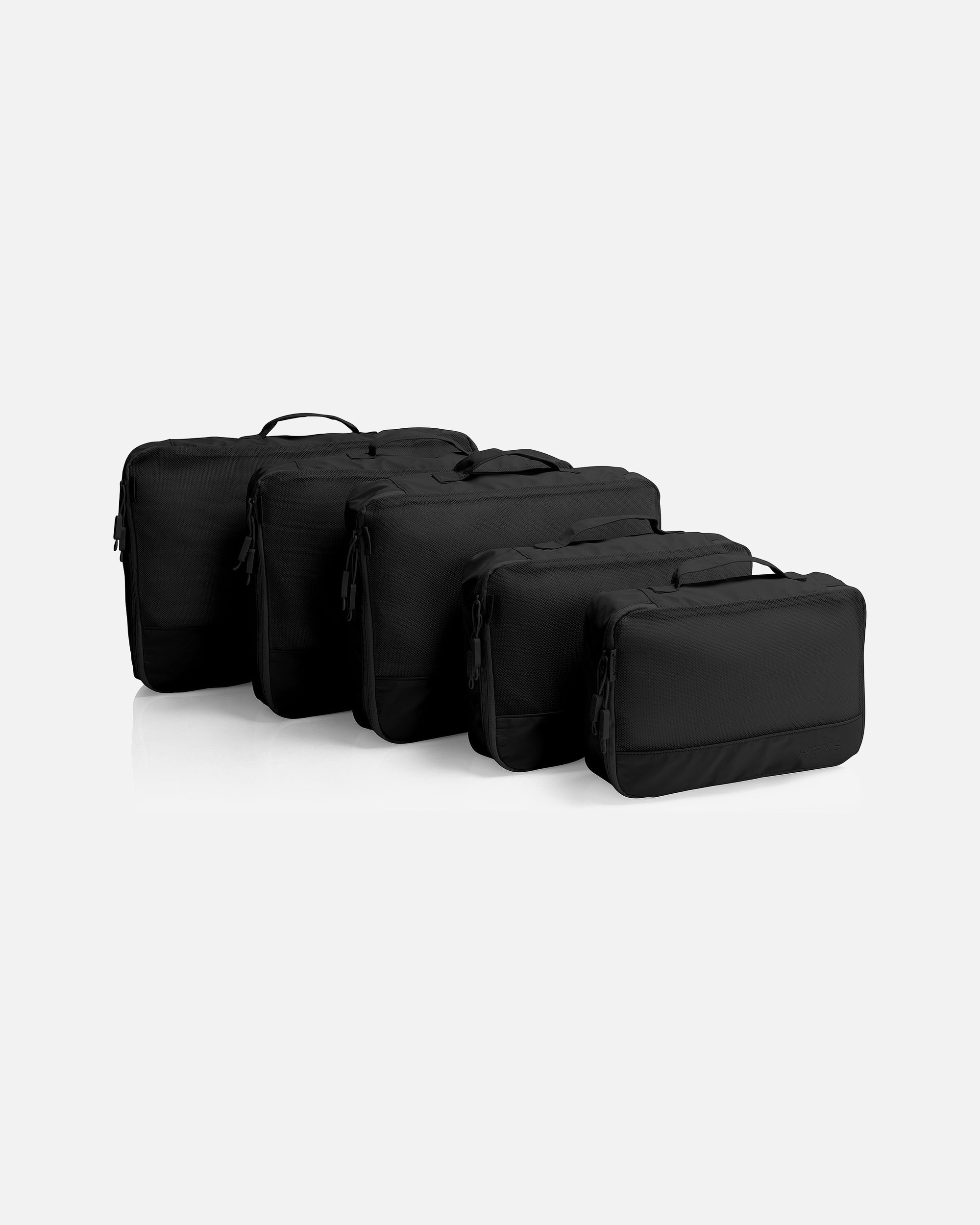 Reisetasche für Männlich Heys Accessoires Packtaschenset 5 tlg. black onyx