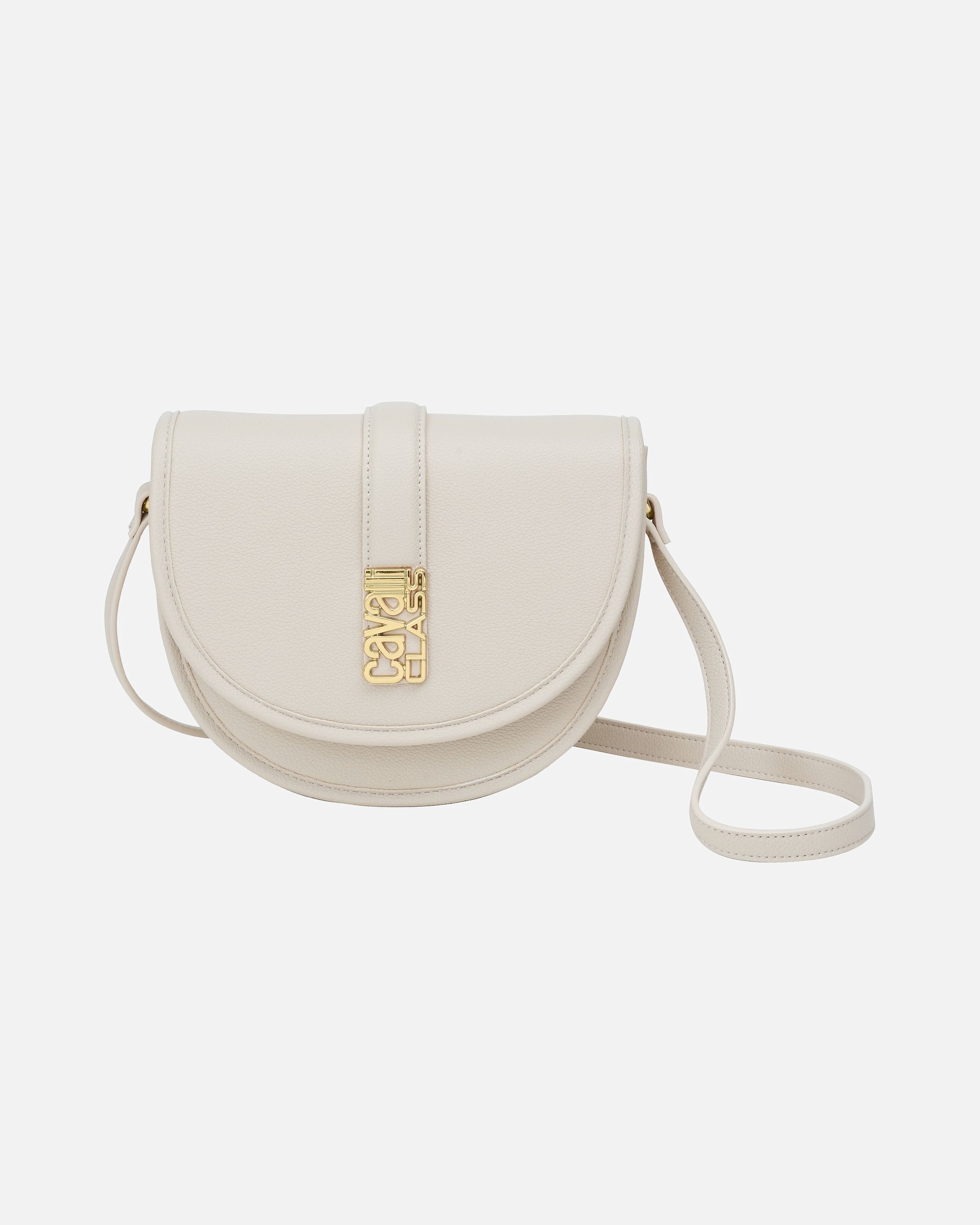 Clutch für Weiblich Cavalli Class Default Brand Line Marina Umhängetasche Beige