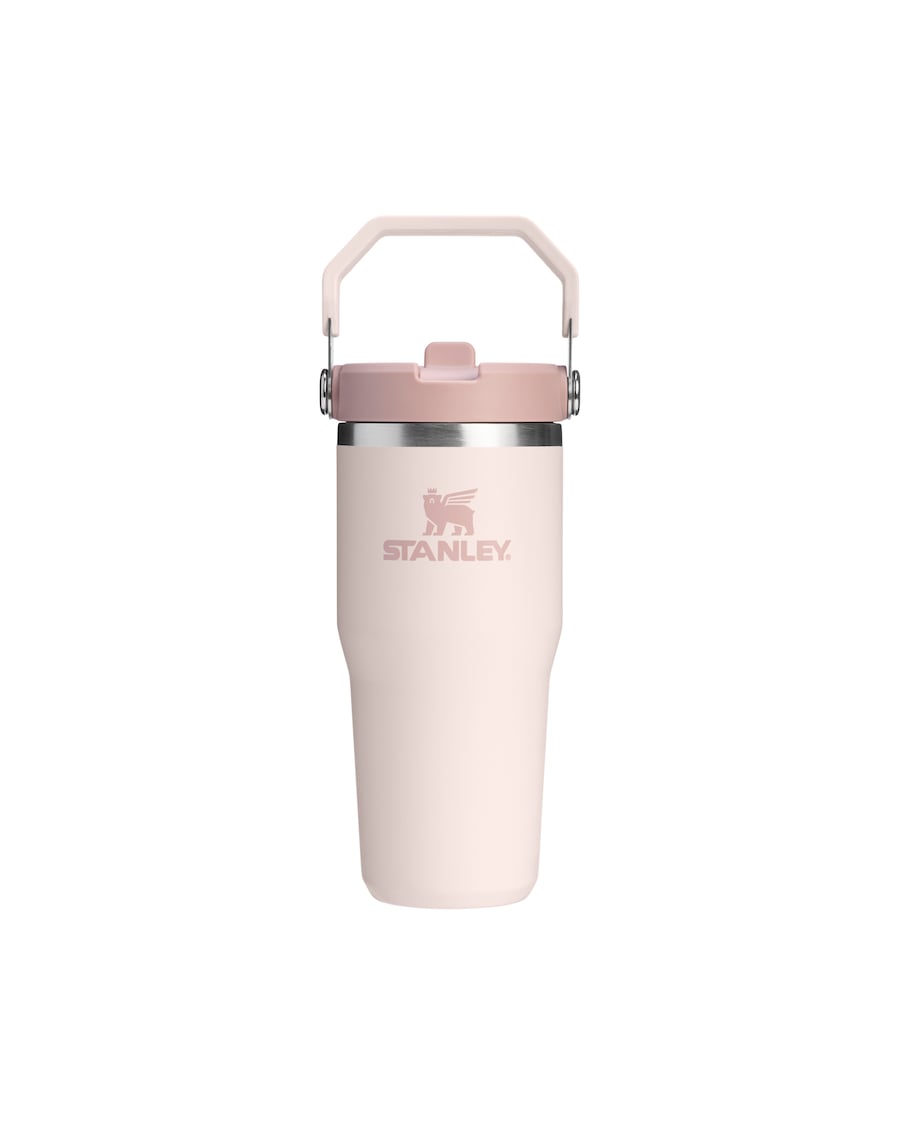 Stanley 1913 Thermobecher - 0,41L IceFlow FLIP STRAW BOTTLE 2.0 Rose Quartz Weiss