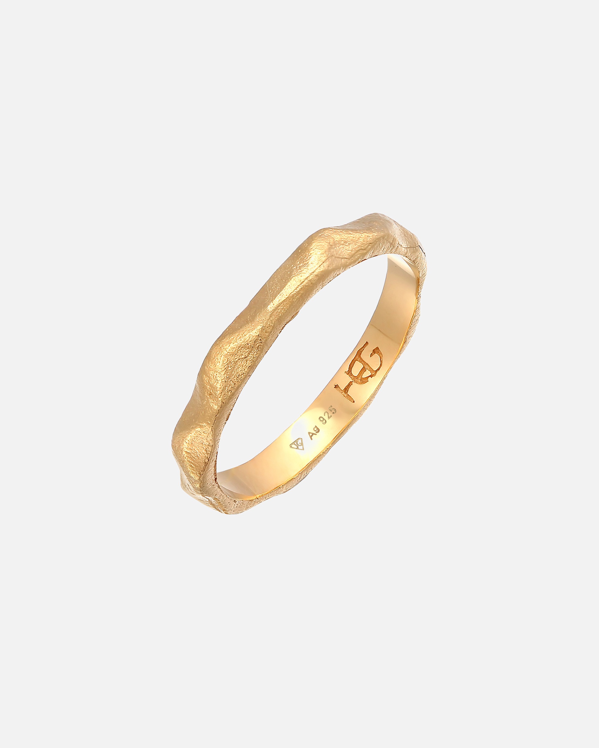 Ring für Männlich Haze & Glory Default Brand Line Basic Bandring - Babylon 925 Silber 60