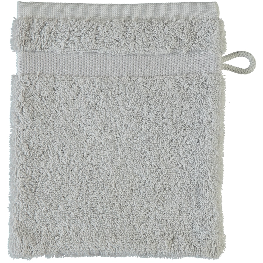 Rhomtuft Handtücher Princess perlgrau - 11 Waschhandschuh 16x22 cm Silber