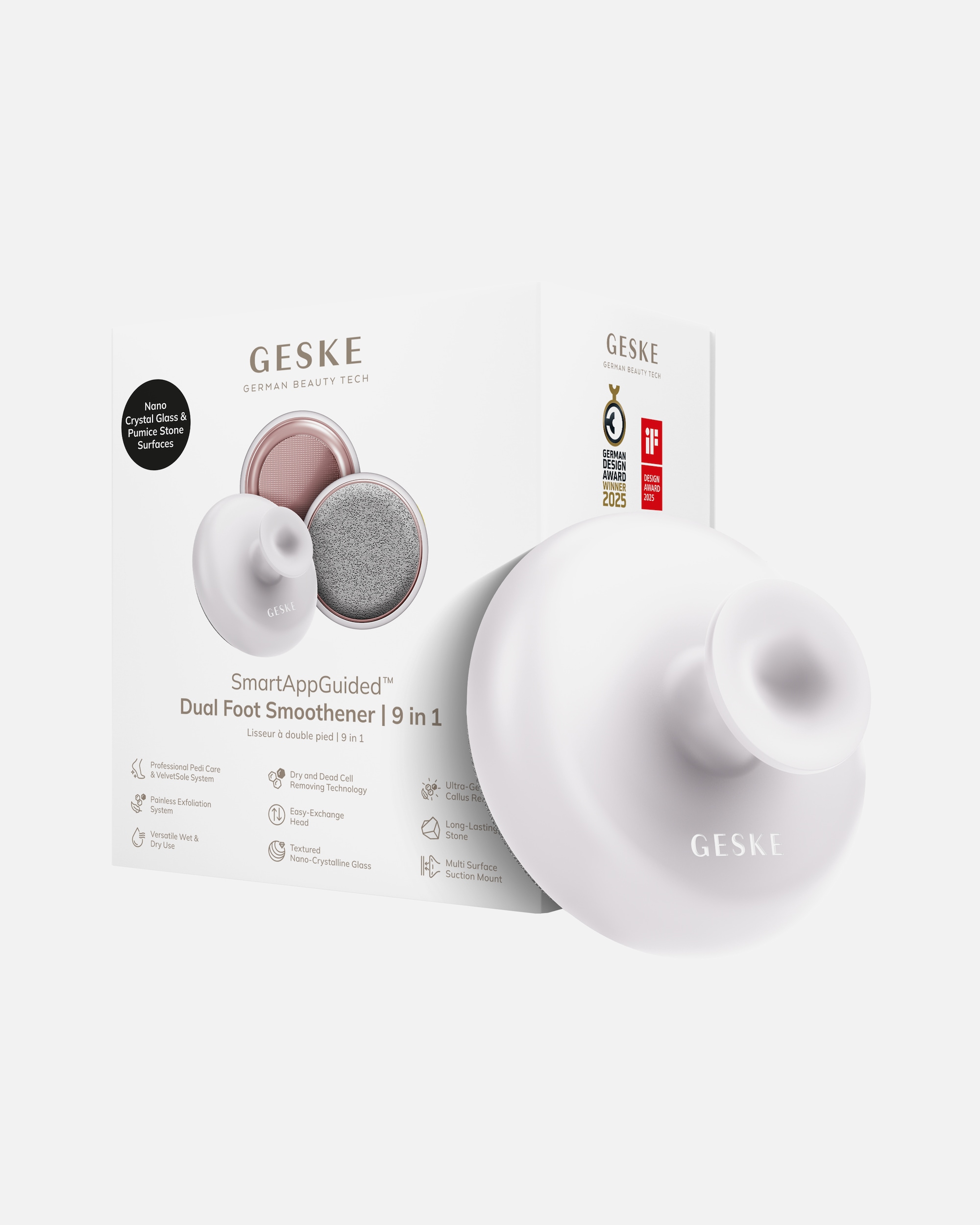 Hornhautentferner für Unisex GESKE GESKE Dual Foot Smoothener | 9 in 1 Starlight