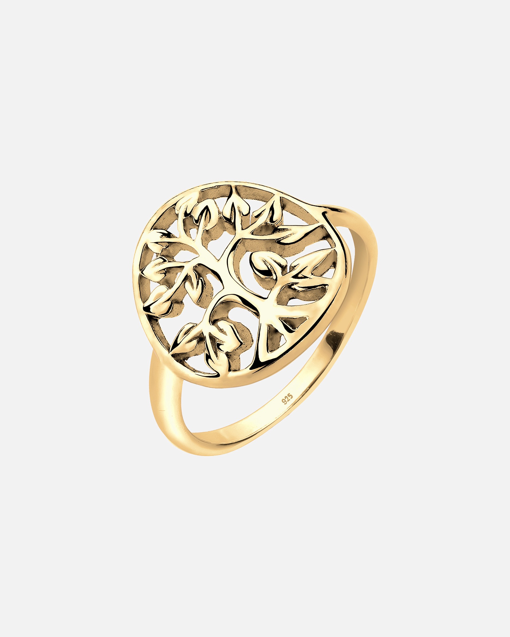 Ring für Weiblich Elli Lebensbaum Floral 925er Sterling Silber 58