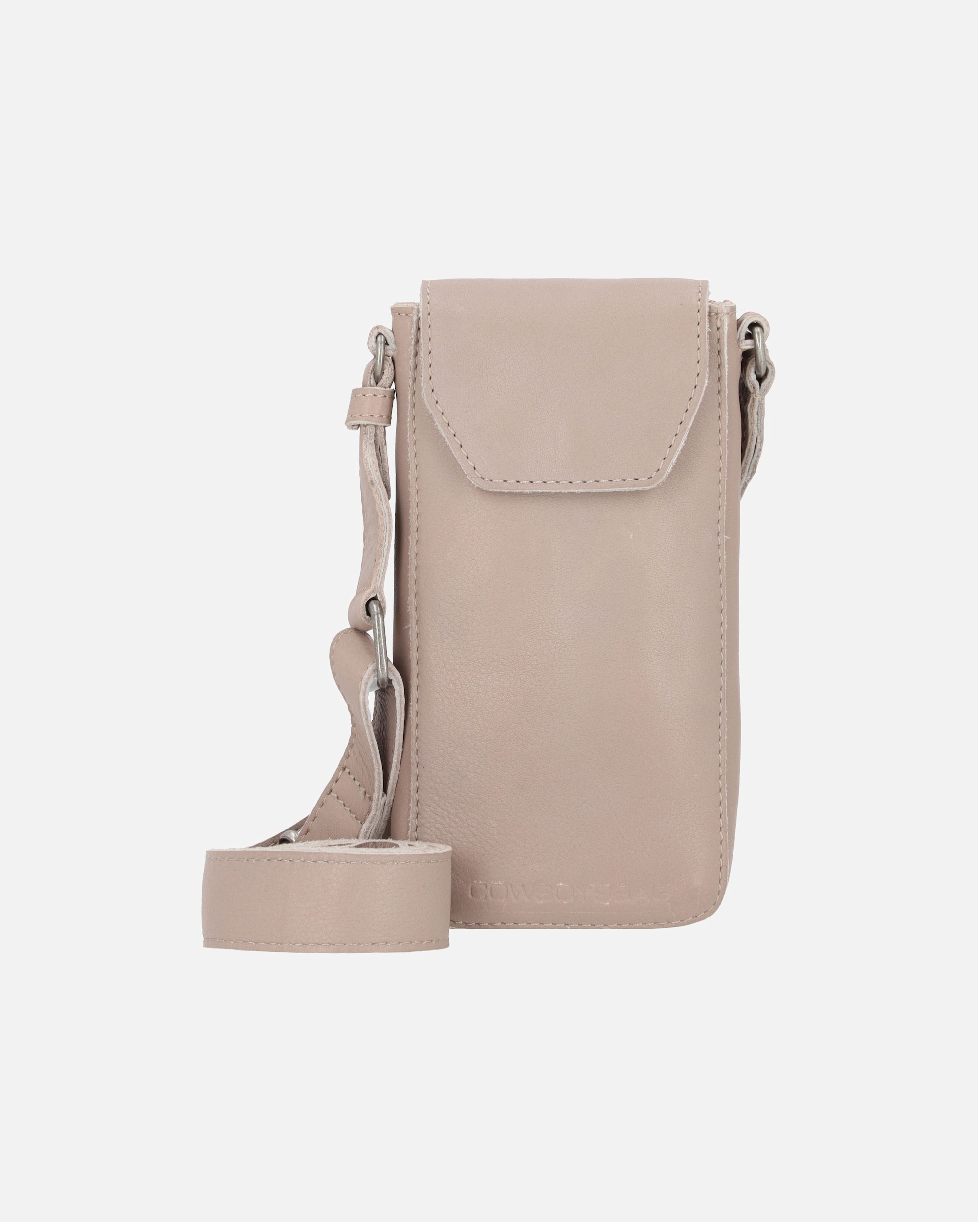 Handy Accessoire für Weiblich Cowboysbag Belfast Handytasche Leder 10 cm beige