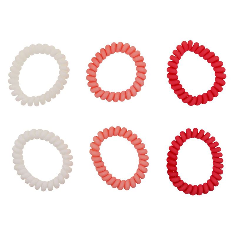 SOHO Thia Spiral Haargummis Pink Rosegold Damen