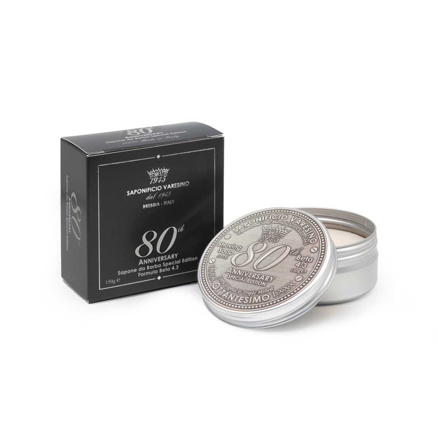 Saponificio Varesino 80th Anniversary Shaving Soap Aluminium Jar 0.15 kg Herren