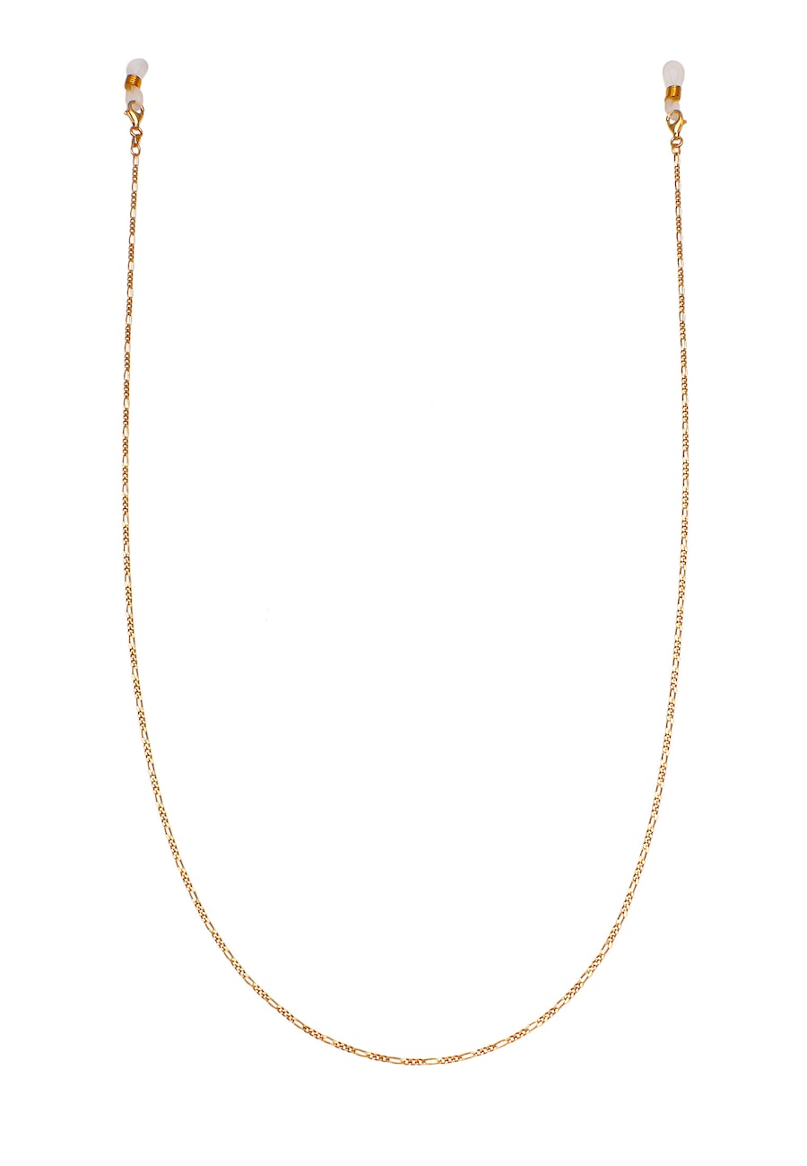 Elli Brillenkette Figaro Eyewear Chain 925 Silber goldfarben Damen