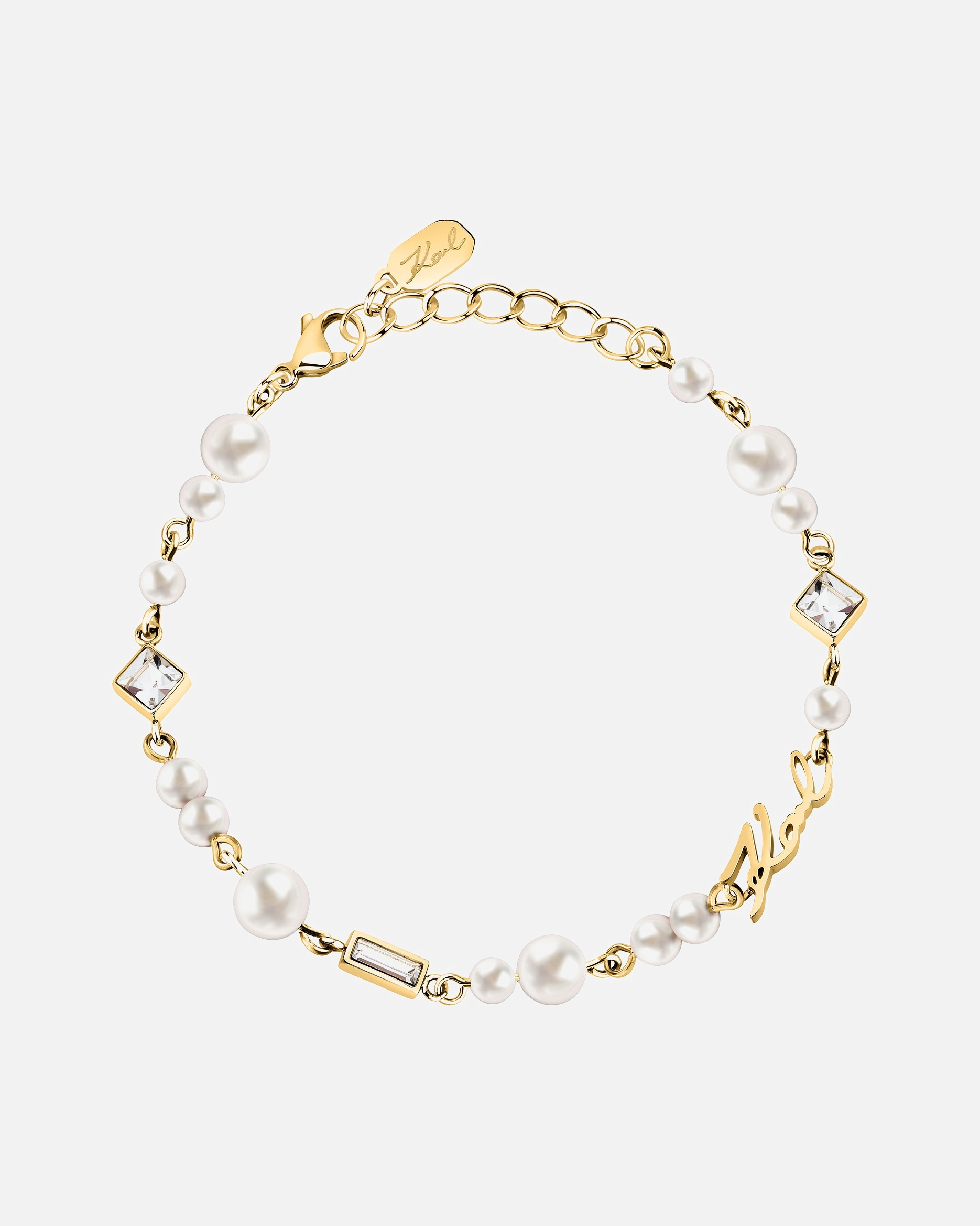Armband für Weiblich Karl Lagerfeld Armband Edelstahl, Perle One Size