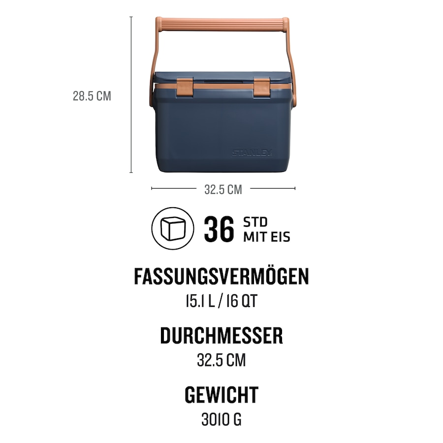Stanley 1913 Kühlbox - 15,1L EASY CARRY OUTDOOR COOLER Twilight Coral