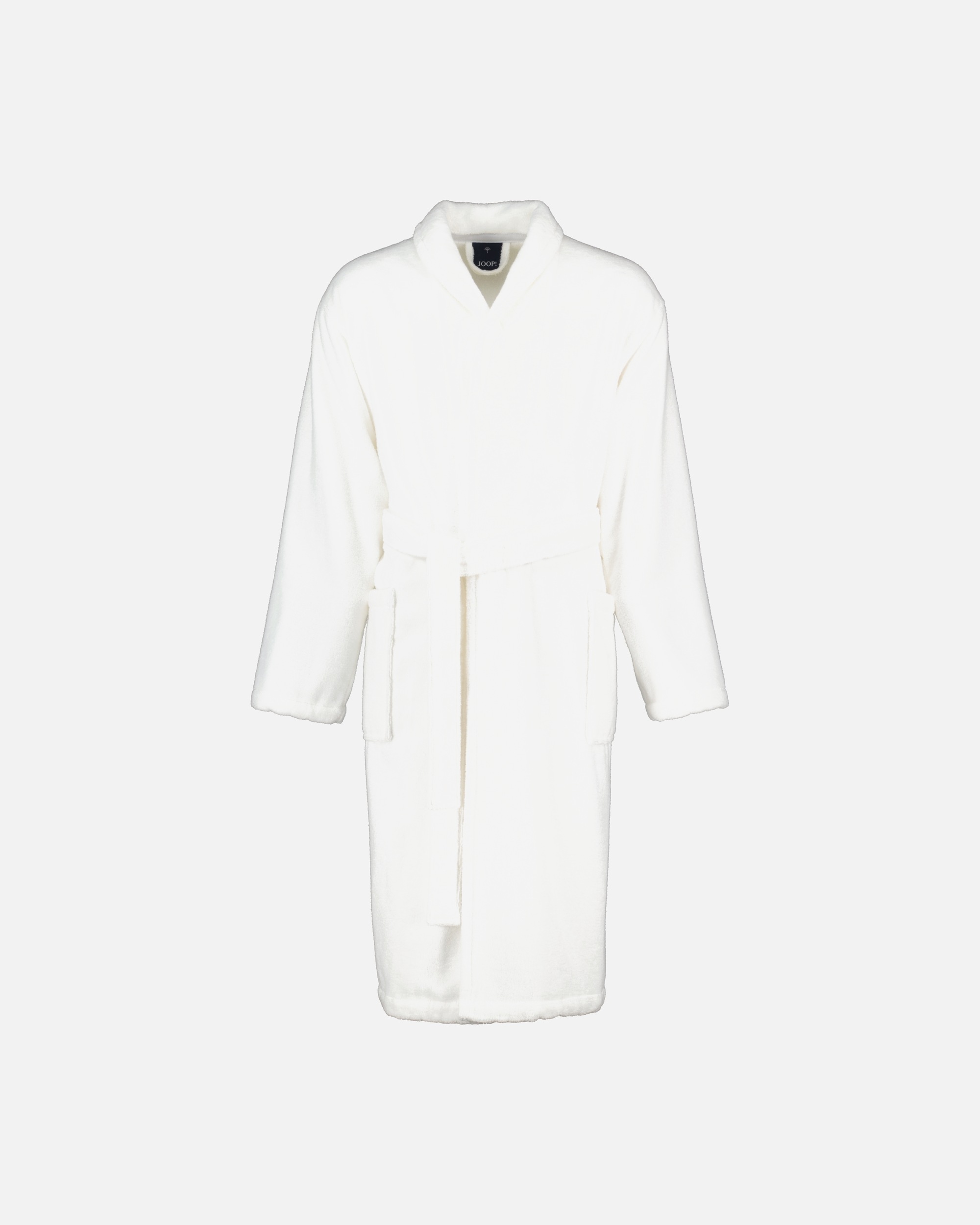 Bademantel für Männlich JOOP! JOOP! Bademäntel Herren Schalkragen 1651 weiß - 600 M