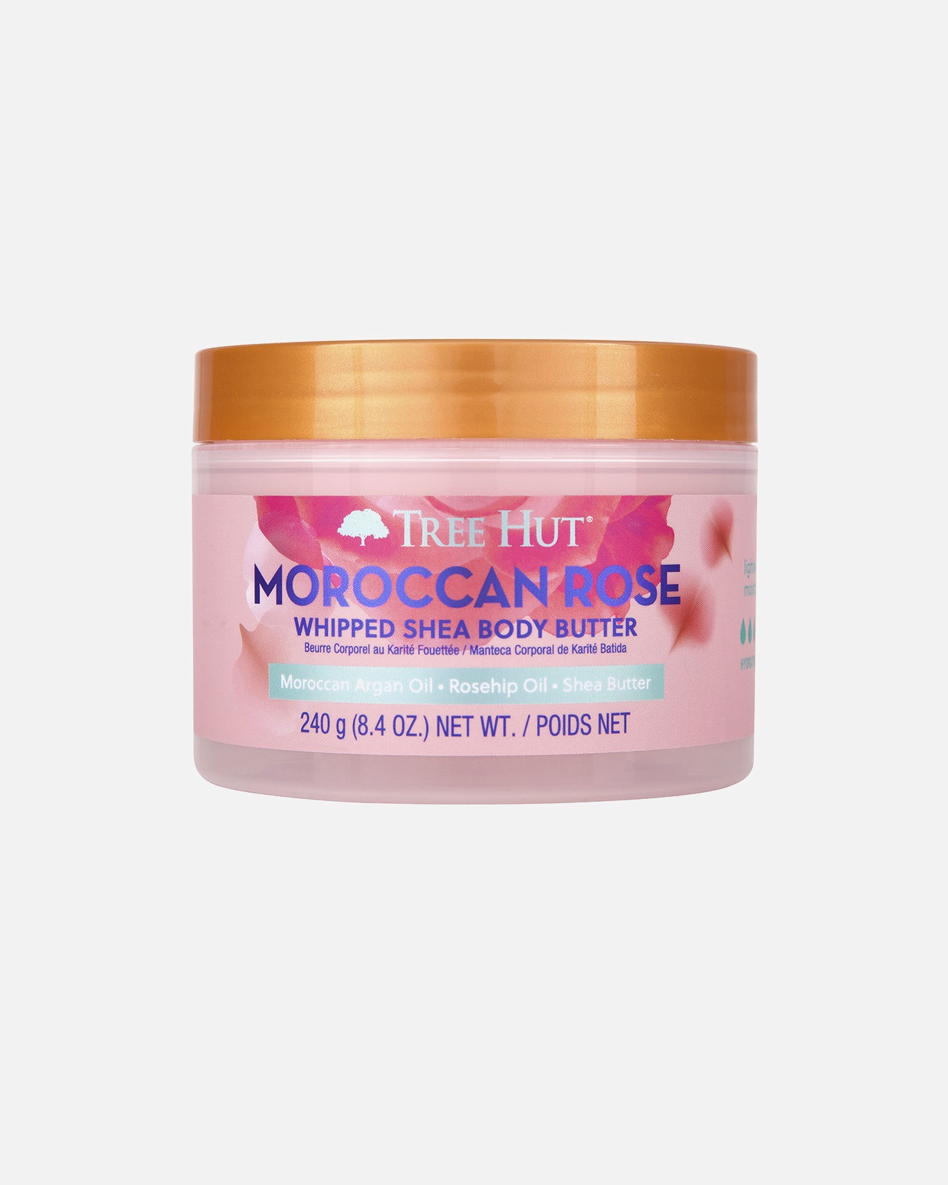 Körperbutter für Unisex Tree Hut Whipped Body Butter Moroccan Rose 240 gr