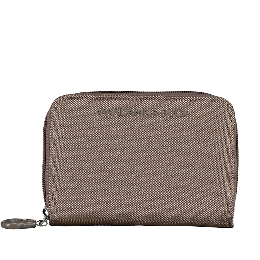 Mandarina Duck Geldbörse 14 cm Taupe Silber Damen