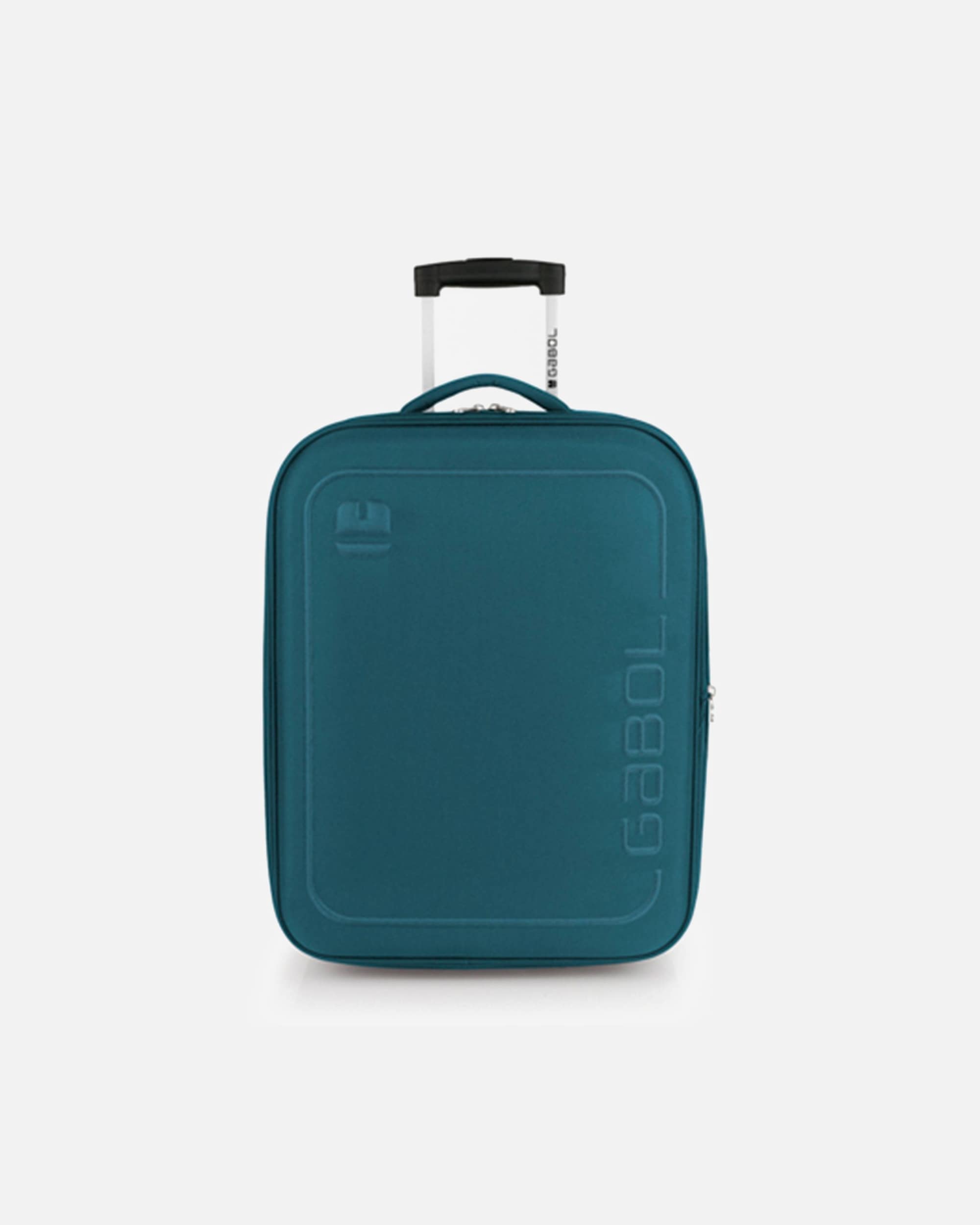 Handgepäckkoffer für Männlich Gabol Orbit 2 Rollen Kabinentrolley 55 cm mit Dehnfalte Turquoise