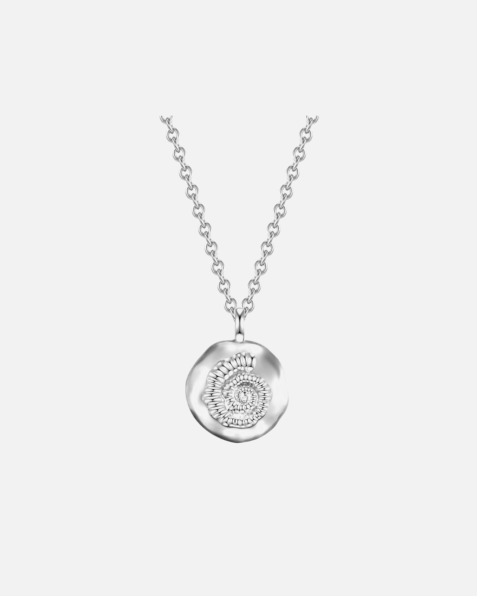 Halskette für Weiblich Glanzstücke München Halskette Muschel Sterling Silber in Silber 40,0 cm Basiskette + 5,0 cm Verlängerung