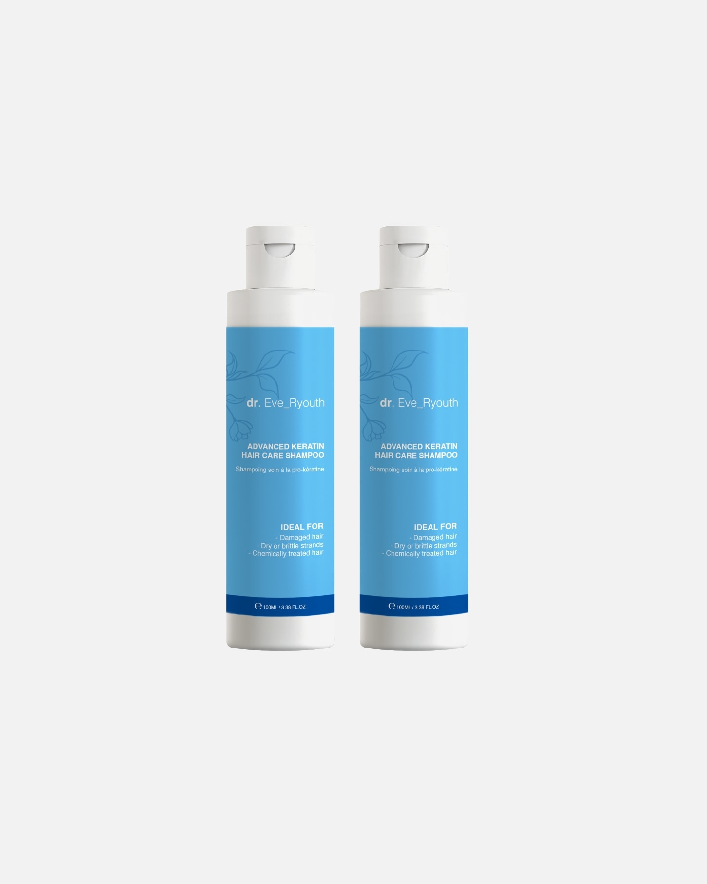 Shampoo für Weiblich Dr. Eve_Ryouth Keratin Shampoo Duo 1 Stück