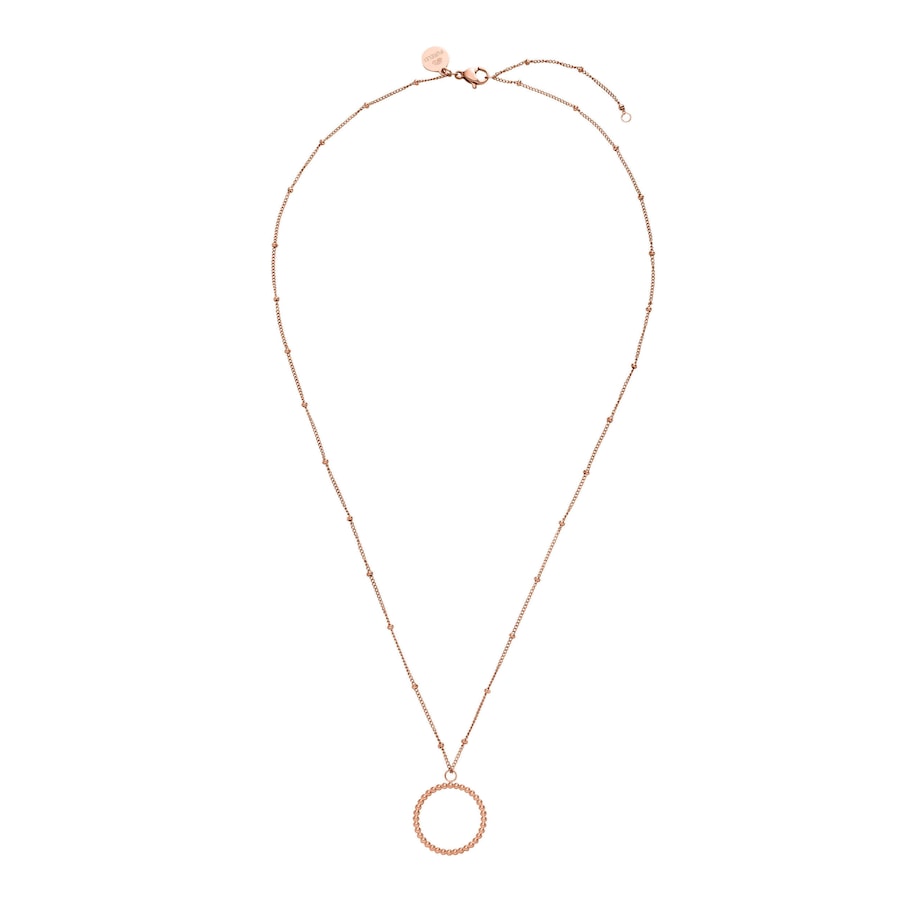 Purelei Karma Kette 100% Edelstahl Rosegold Hellbraun Damen