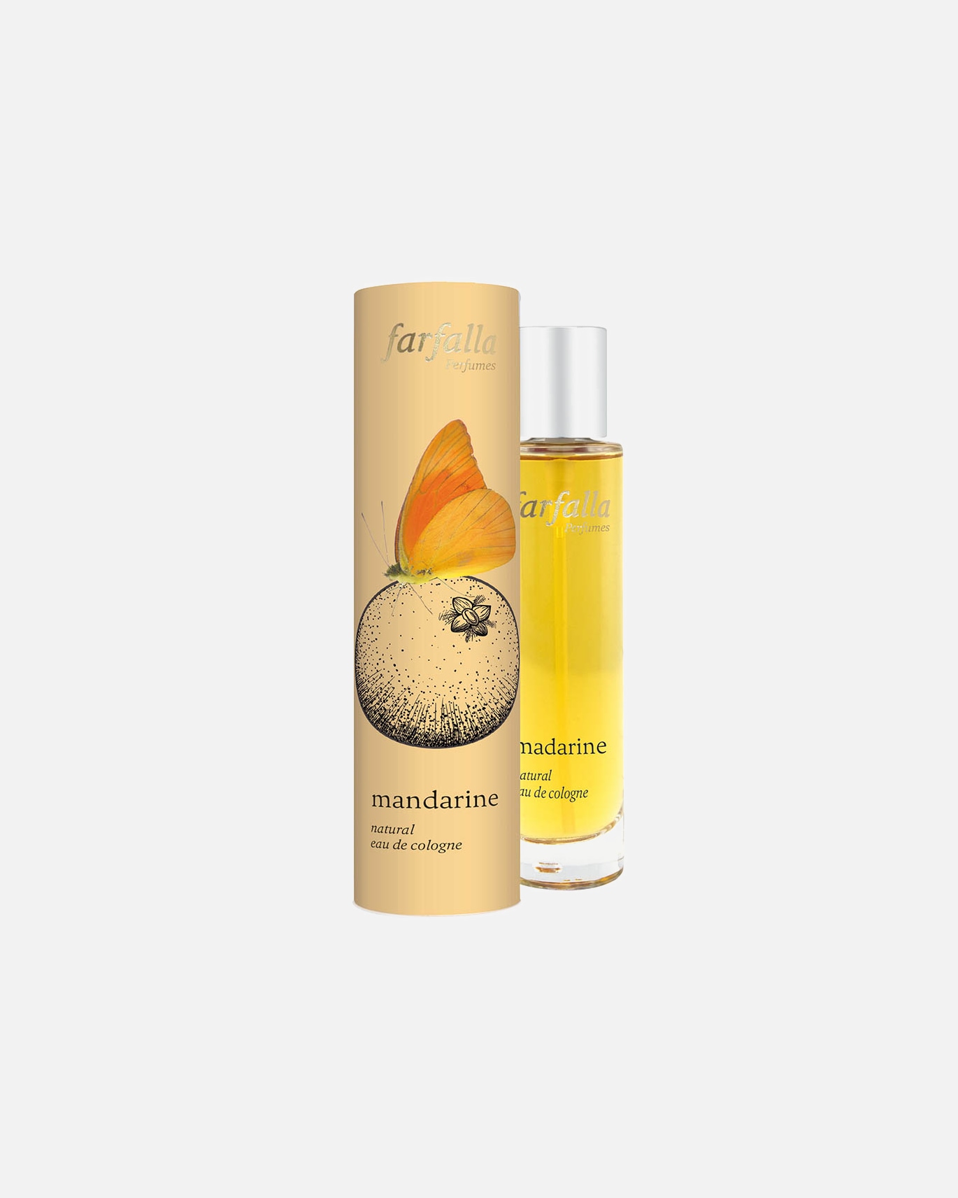 Eau de Cologne für Unisex Farfalla Natural Eau de Cologne - Mandarine 50 ml