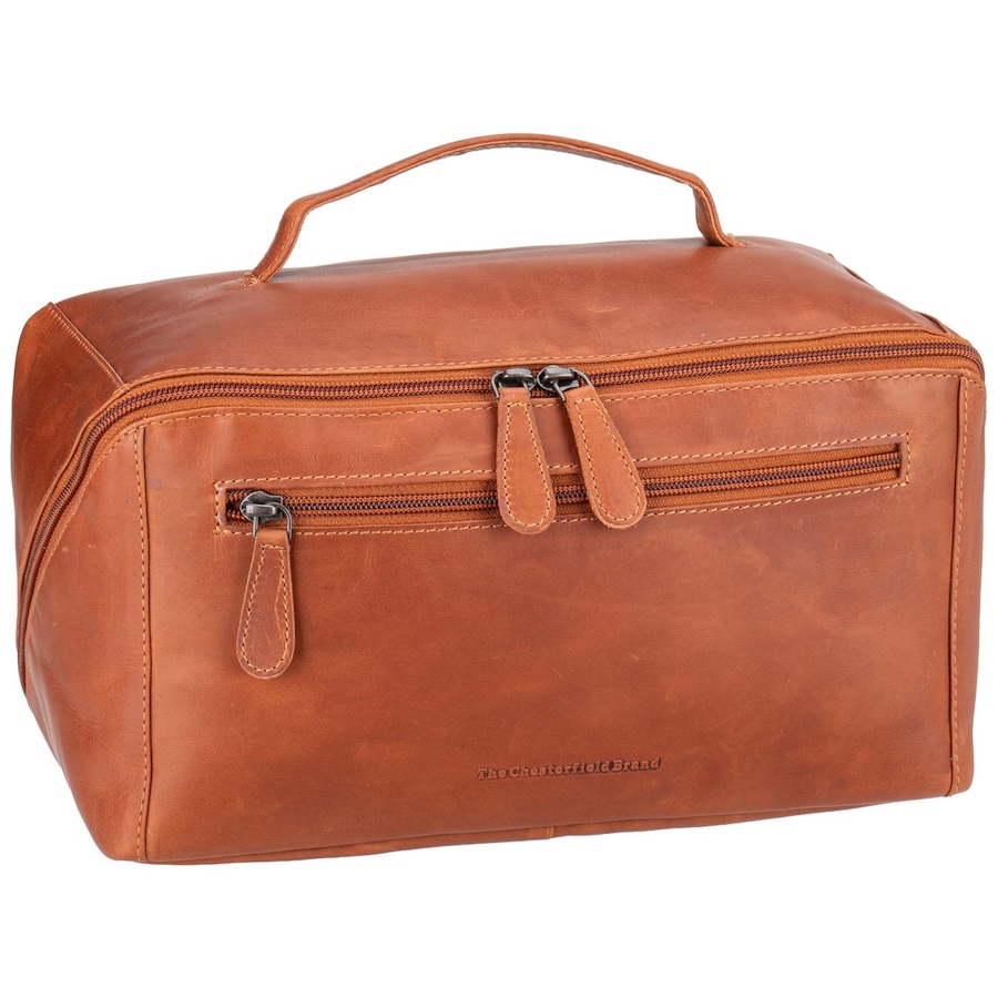 The Chesterfield Brand Kulturbeutel Trevia Cognac Hellbraun