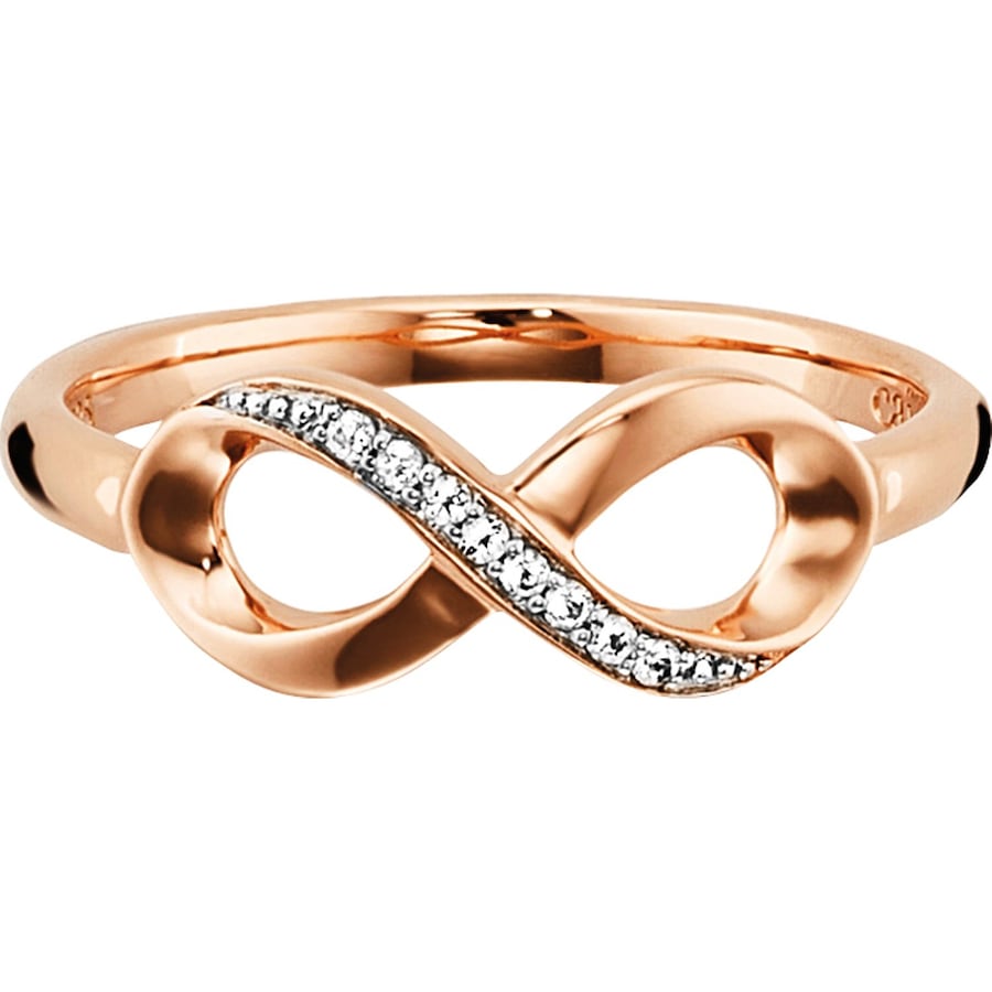 caï Ring 925/- Sterling Silber Topas weiß 0,320ct 54 Damen