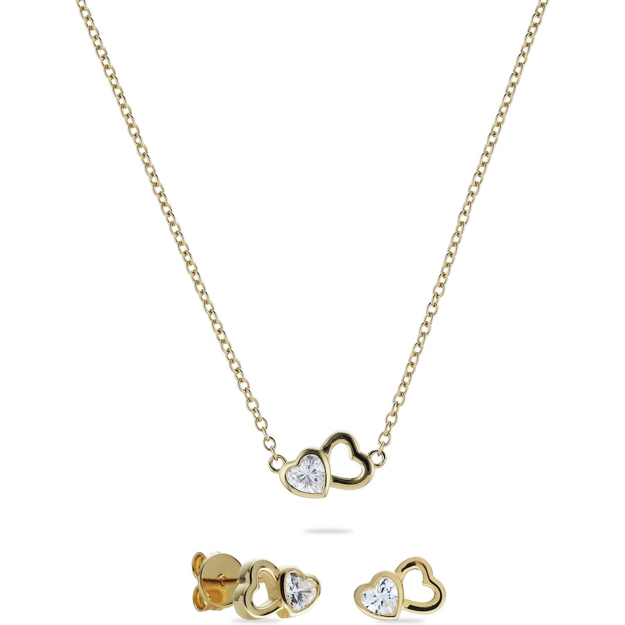 Jette Schmuck-Set 925er Silber, recycelt gelbgold Damen