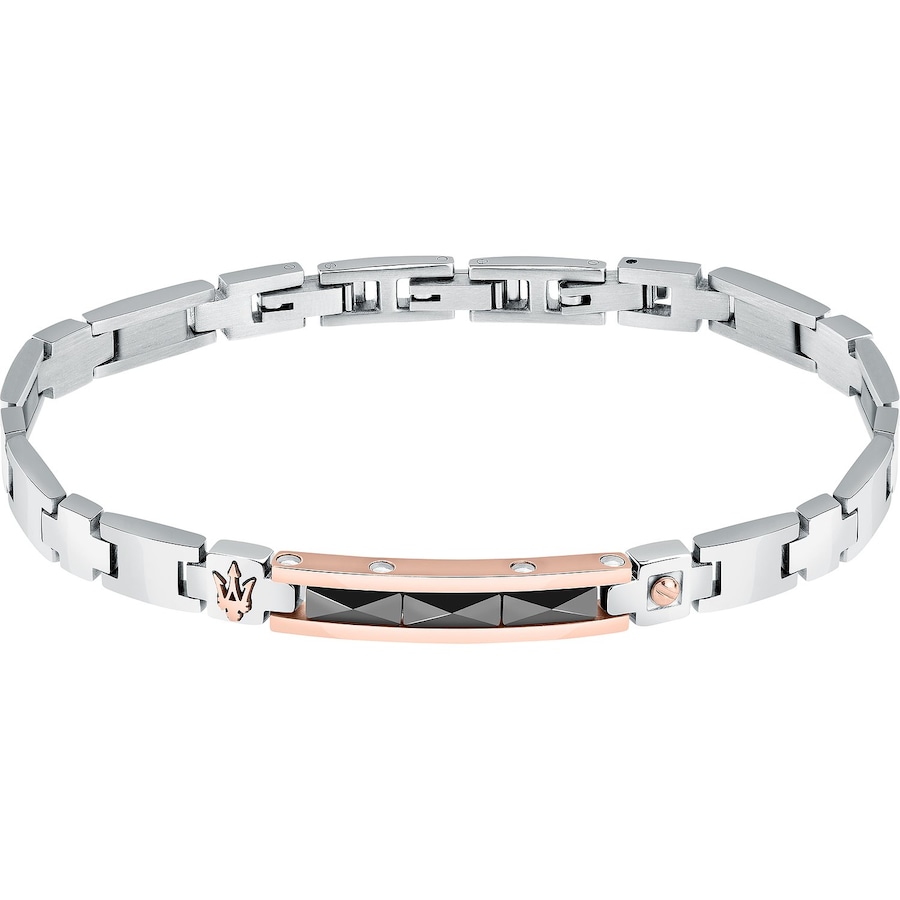 Maserati Armband Edelstahl, Keramik One Size Herren