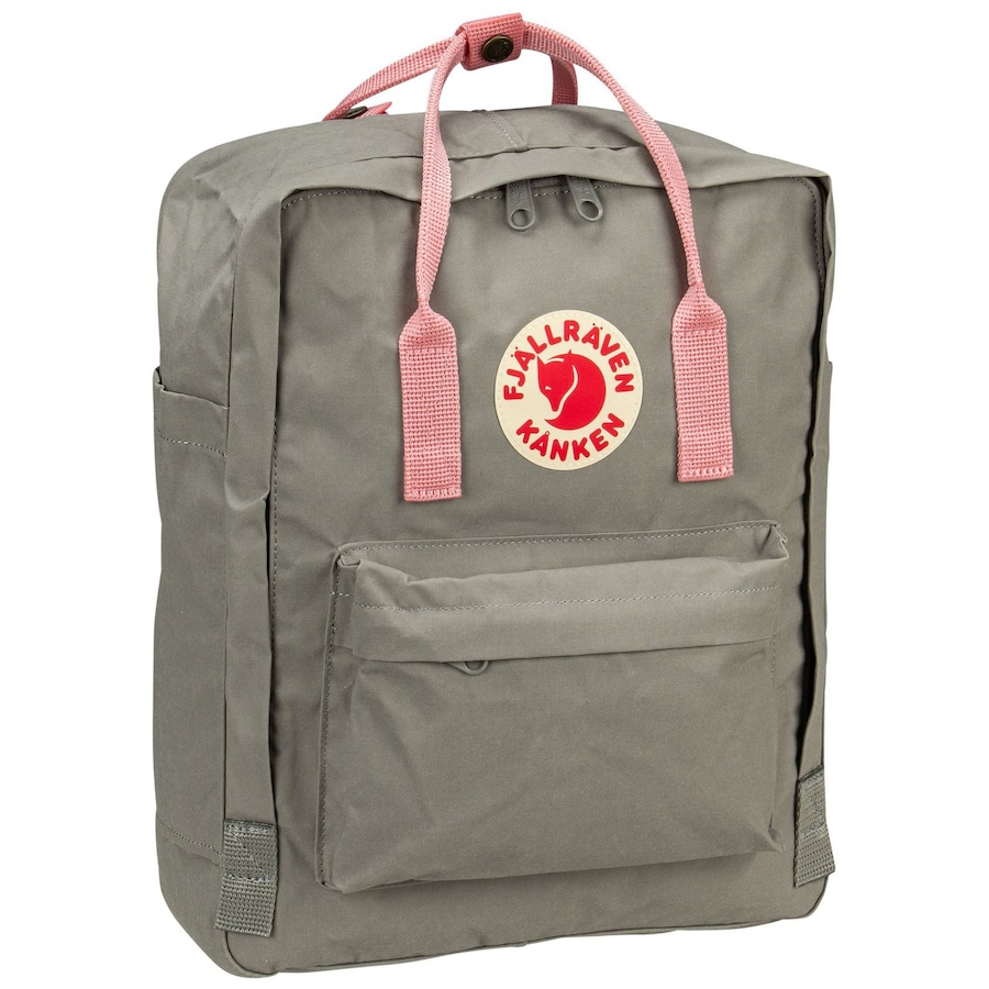 Fjällräven Rucksack / Daypack Kanken Fog/Pink Grau