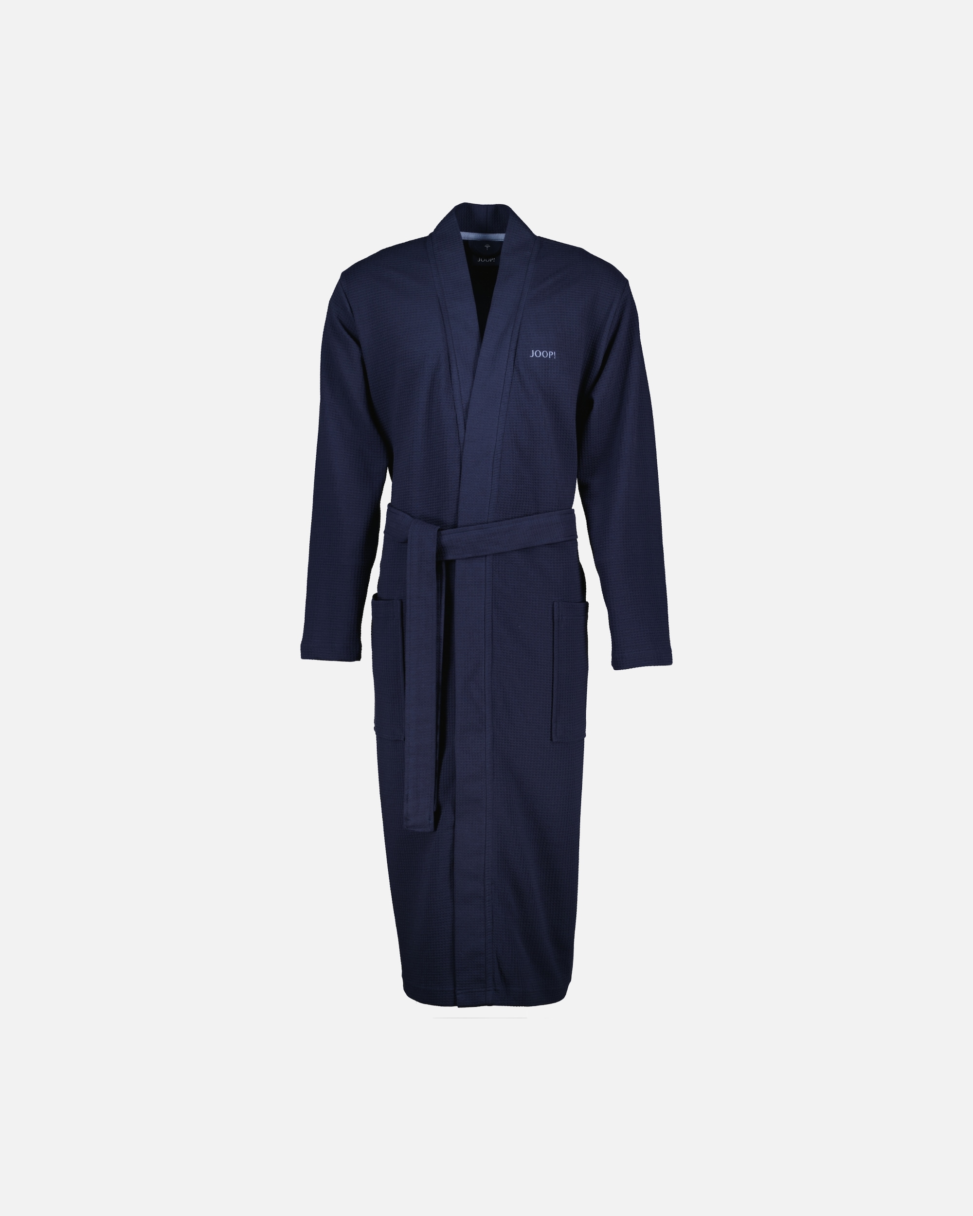 Bademantel für Männlich JOOP! JOOP! Bademäntel Herren Kimono Pique 1656 blau - 175 M