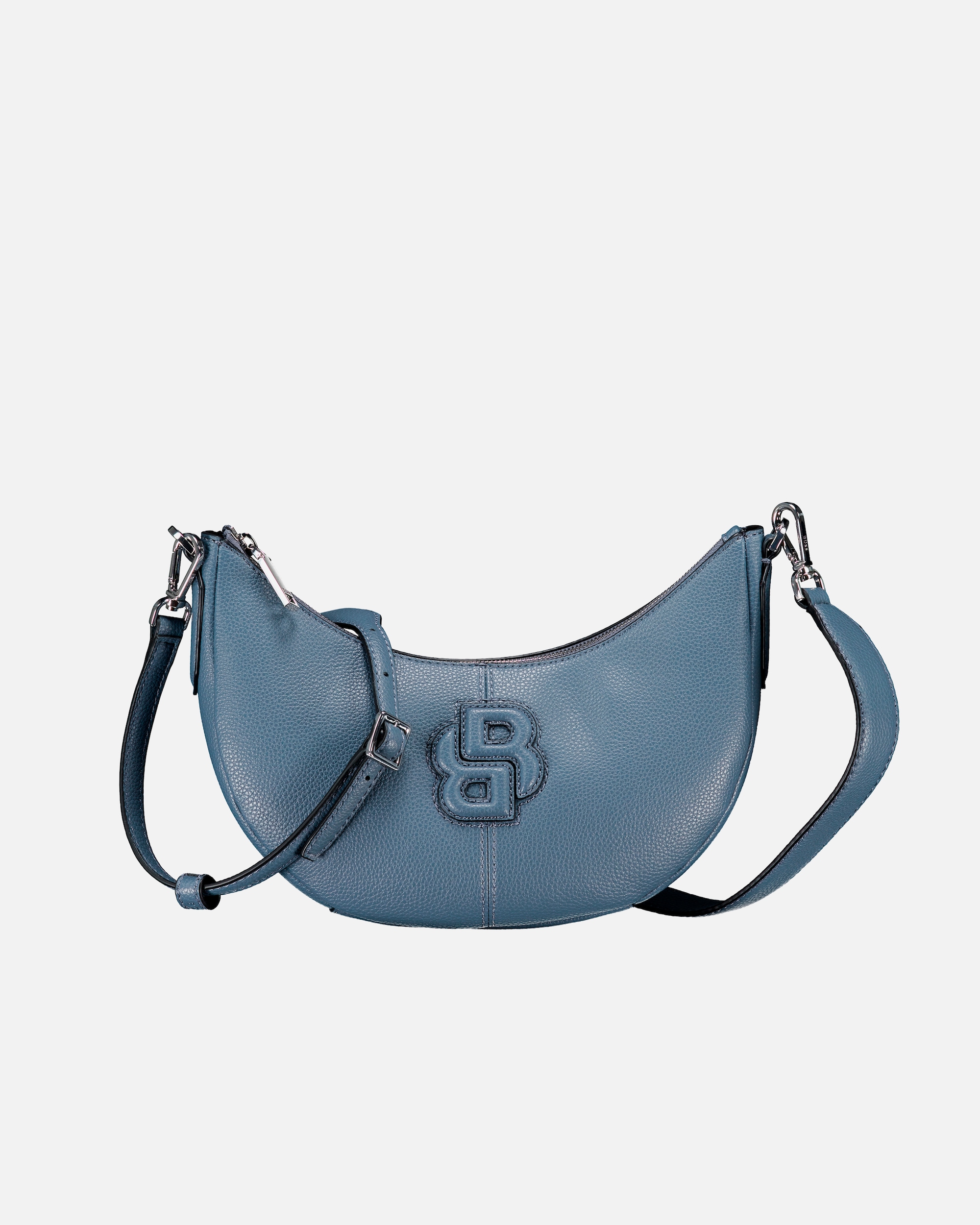 Tasche für Weiblich Hugo Boss Beuteltasche Anett Halfmoon Open Blue
