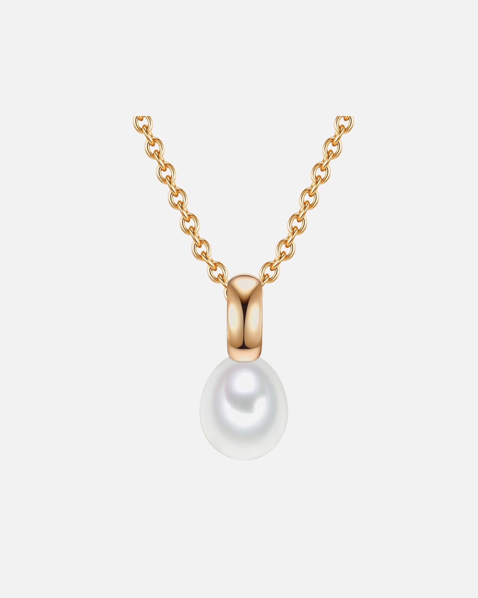 Halskette für Weiblich Valero Pearls Kette 925er Silber gold