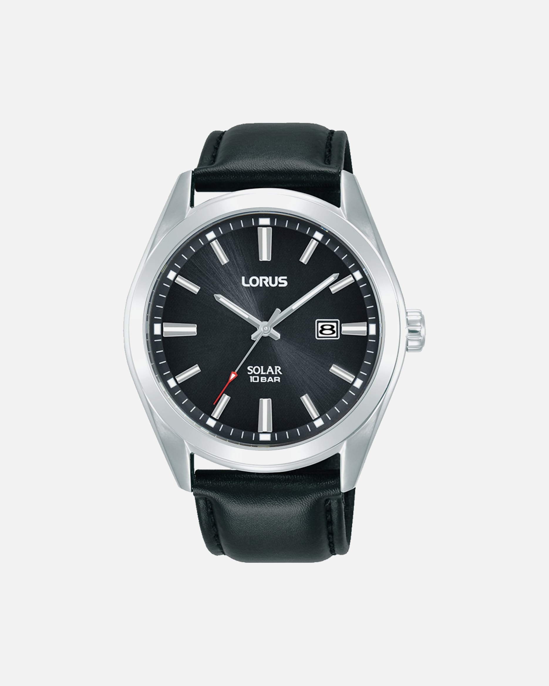 Uhr für Männlich Lorus Herrenuhr Edelstahl schwarz