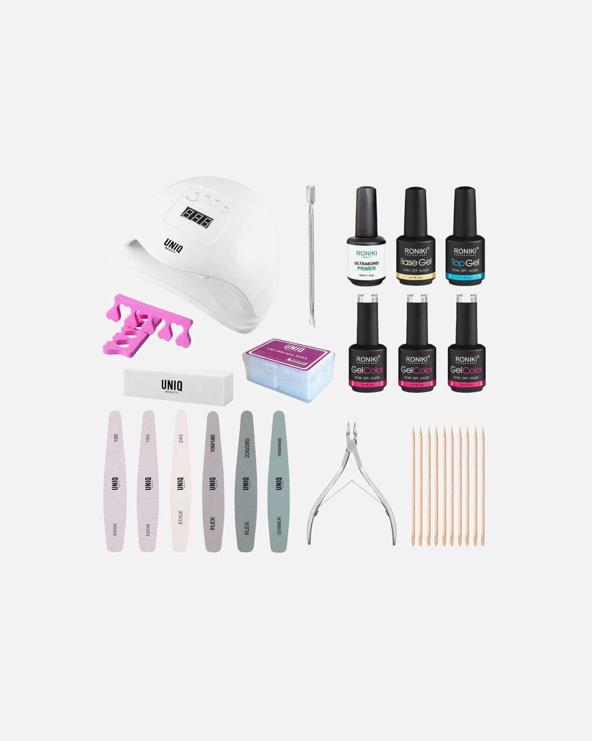 Nagelpflegeset für Unisex UNIQ Premium Gel Starter Kit 1 Stück
