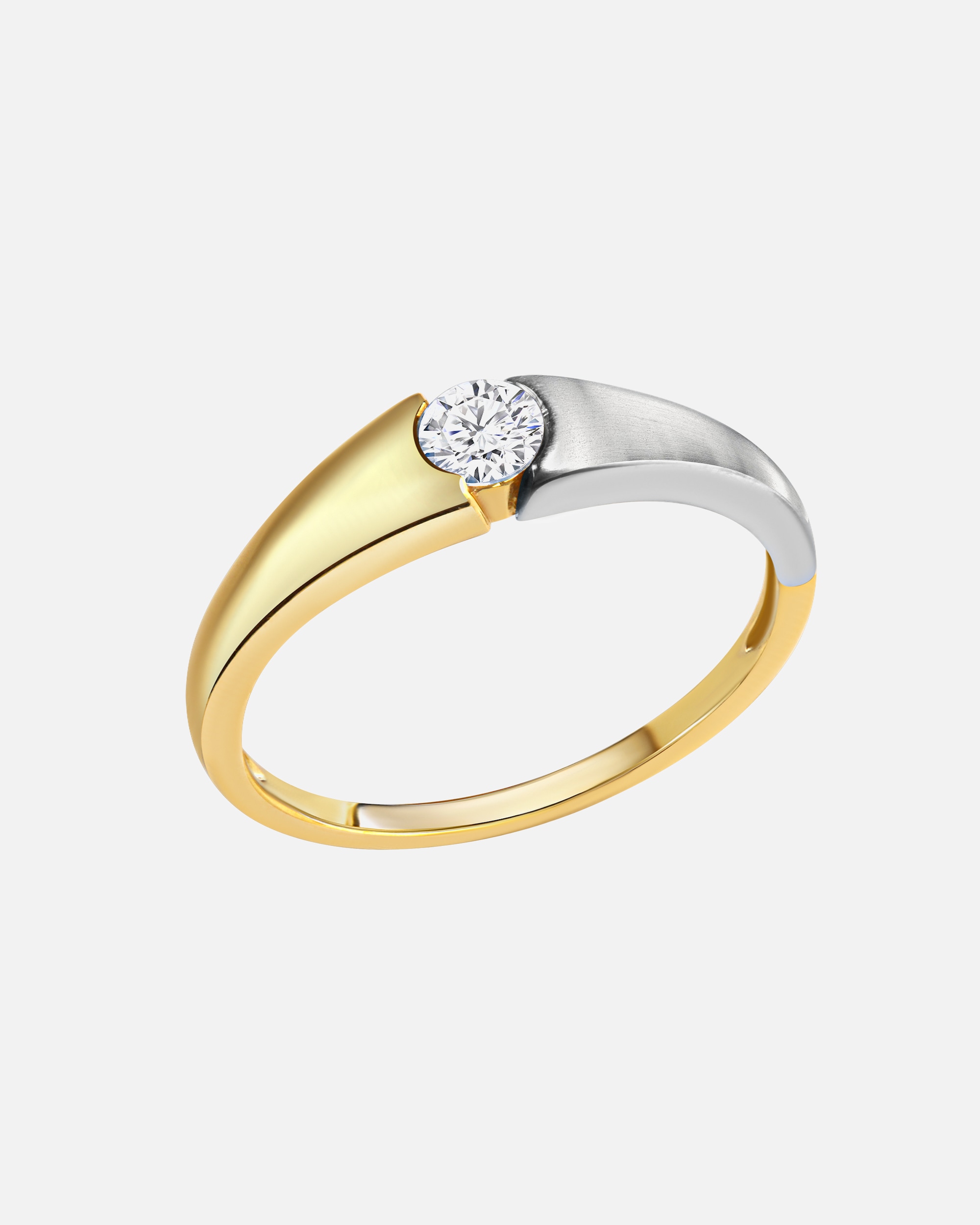 Ring für Weiblich Celesta Ring 375/- Gold Zirkonia weiß 054 (17,2)