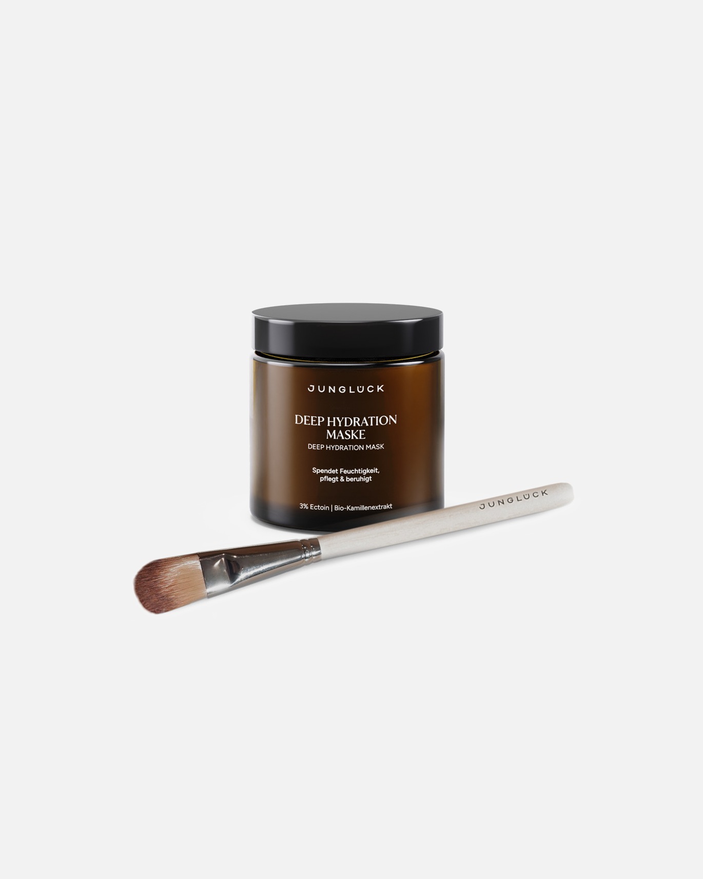 Gesichtspflegeset für Unisex Junglück Deep Hydration Maske + Pinsel Kombi 100 ml