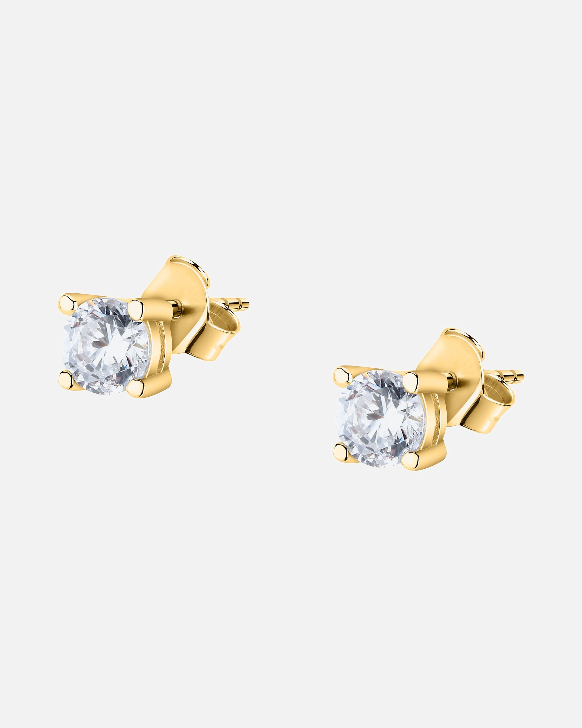 Ohrringe für Weiblich La Petite Story Default Brand Line Ohrstecker 925er Silber gelb, weiß