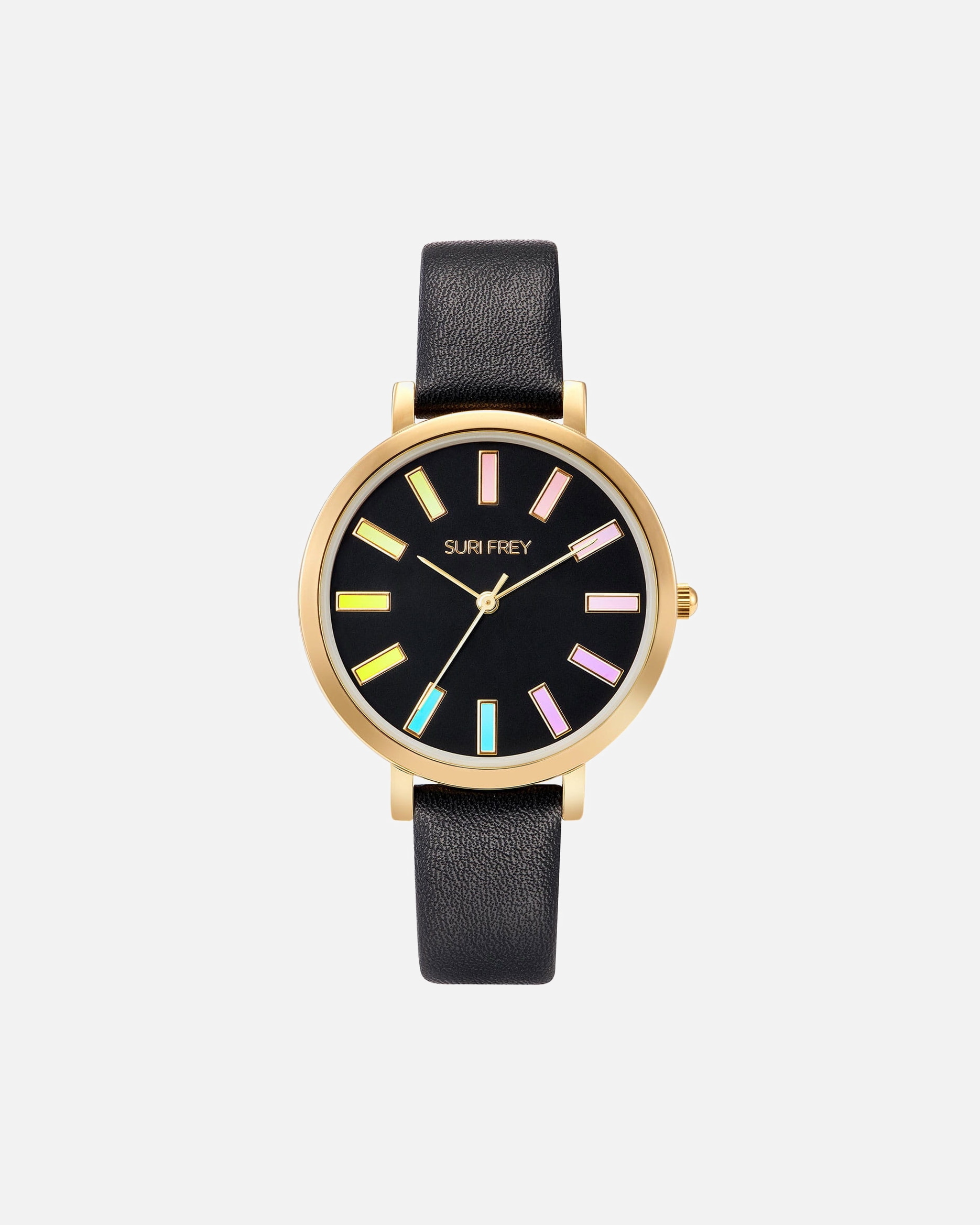 Uhr für Weiblich SURI FREY Armbanduhr SFY Cindy schwarz gold