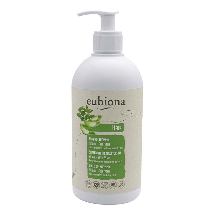Eubiona Aufbau-Shampoo - Henna-Aloe Vera 500 ml
