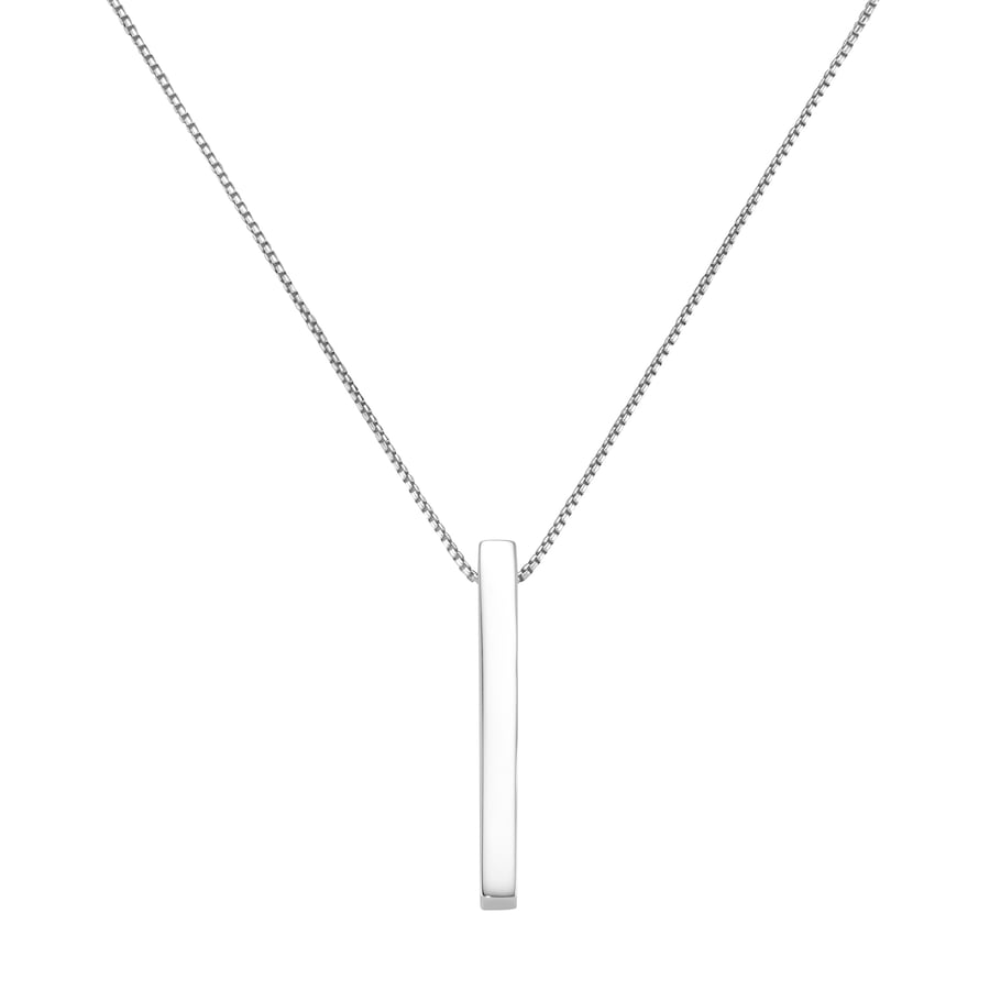 Smart Jewel Kette mit Stäbchen-Anhänger, Silber 925