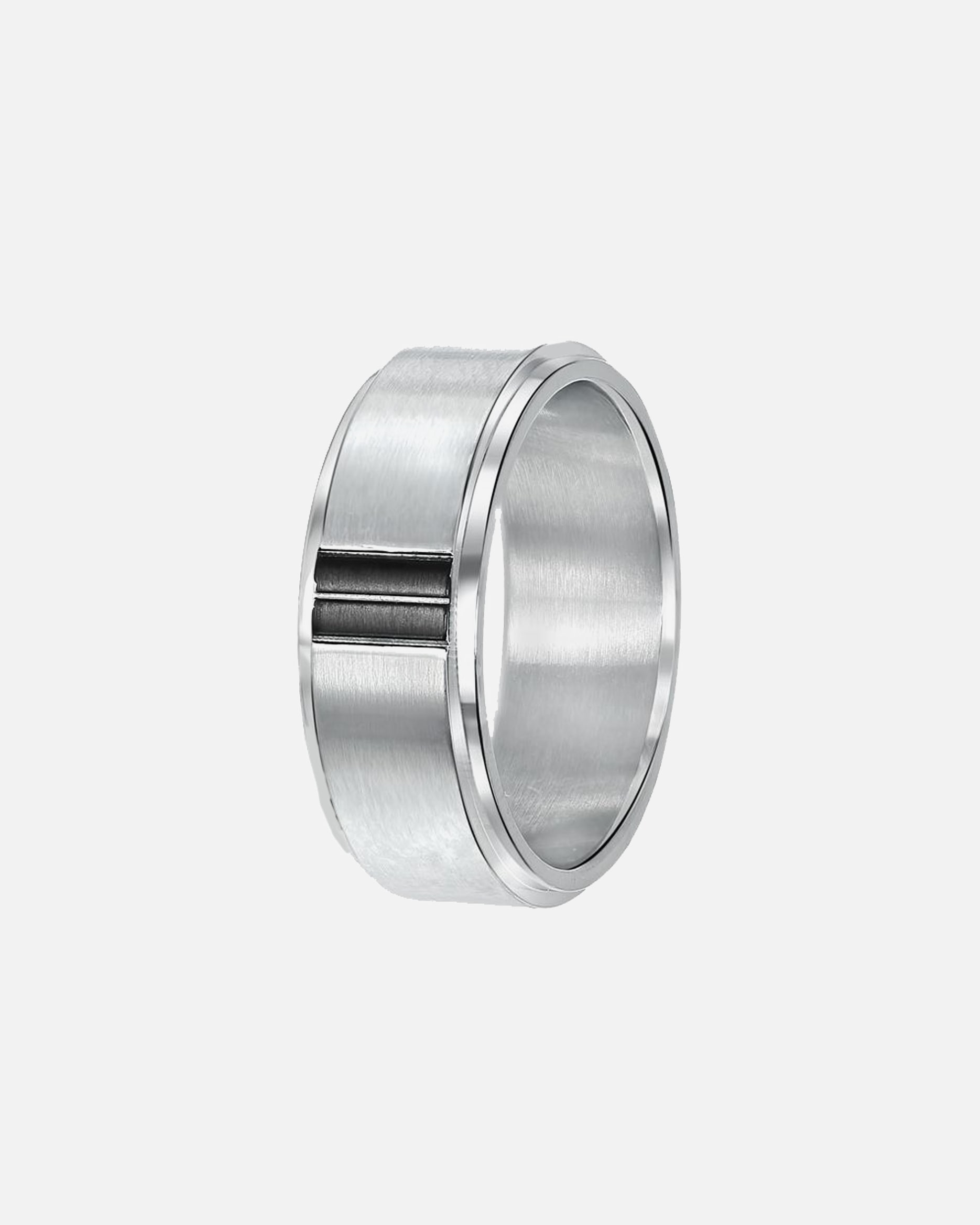 Ring für Männlich Lucardi Ringe Stahl - silbern 66mm