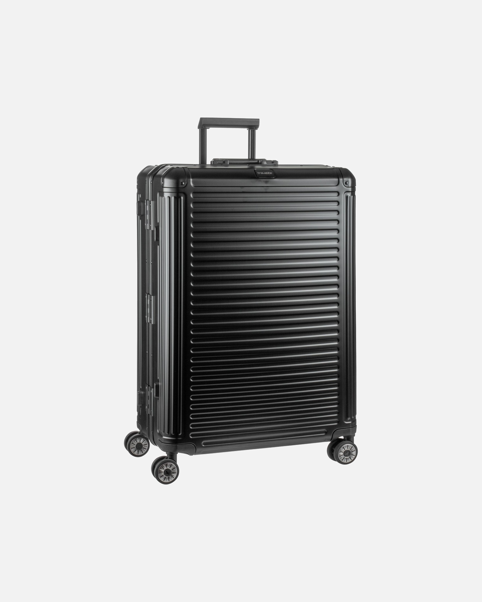 Trolley für Unisex Travelite Trolley + Koffer Next 4w Trolley L Schwarz