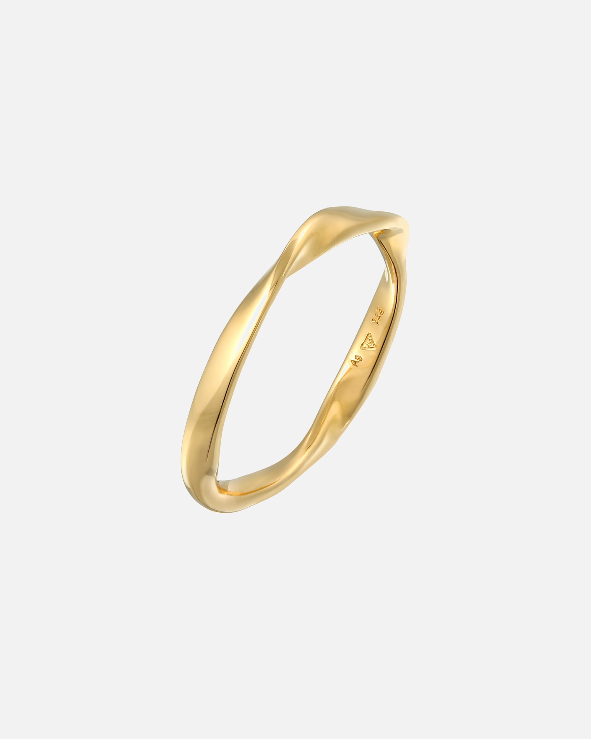 Ring für Weiblich Elli Elli Ring Bandring Gedreht Stapelring Basic 925 Silber 54