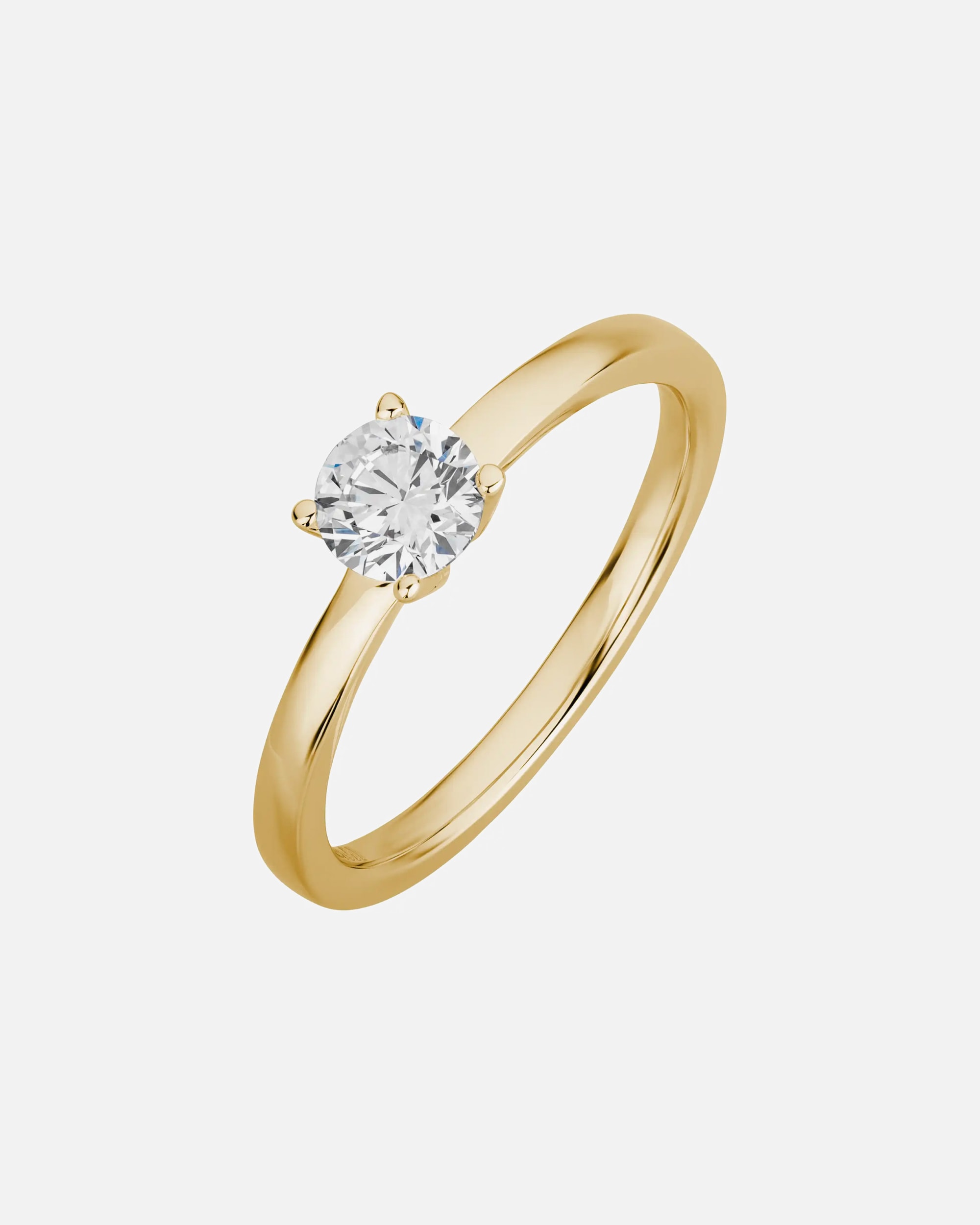 Ring für Weiblich Lyomi Default Brand Line Ring 585/- Gold Diamant Lab Grown weiß 0,50ct. 052 (16,6)
