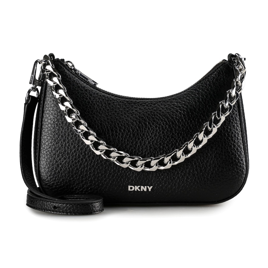 DKNY Jenna Schultertasche black-silver Weiss Damen