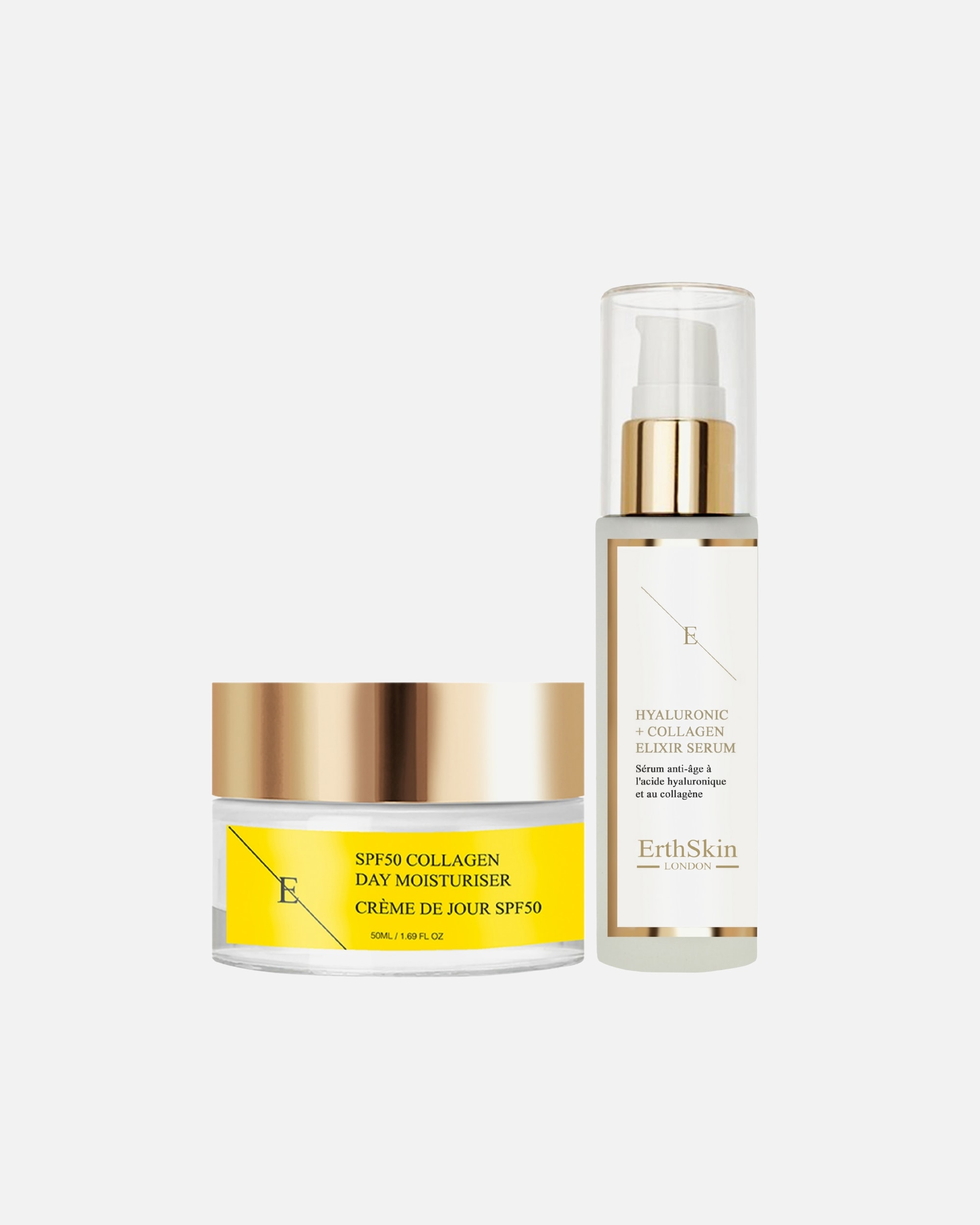 Gesichtspflegeset für Weiblich ErthSkin London Collagen Shield Day Duo 1 Stück Stück