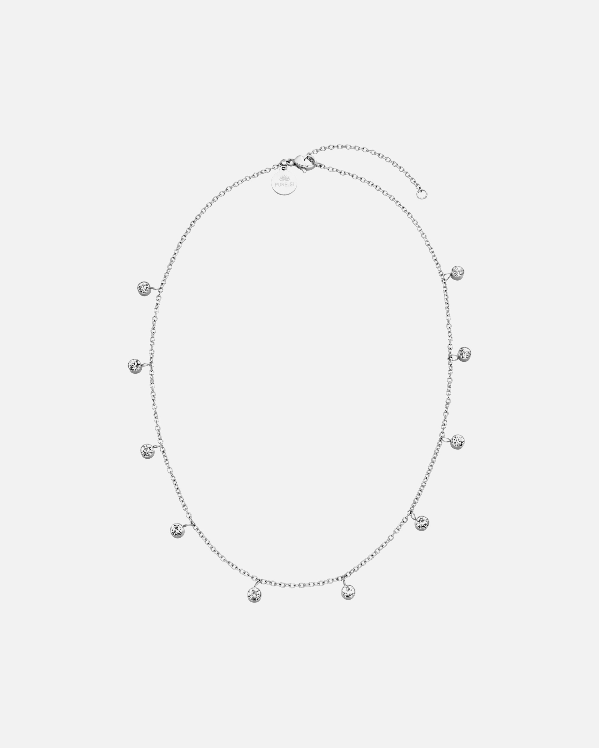 Halskette für Unisex Purelei Nani Halskette 100% Edelstahl Silber