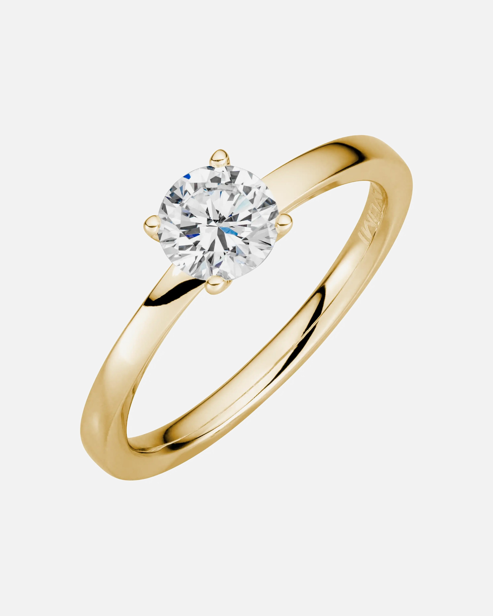Ring für Weiblich Lyomi Default Brand Line Ring 585/- Gold Diamant Lab Grown weiß 0,75ct. 054 (17,2)