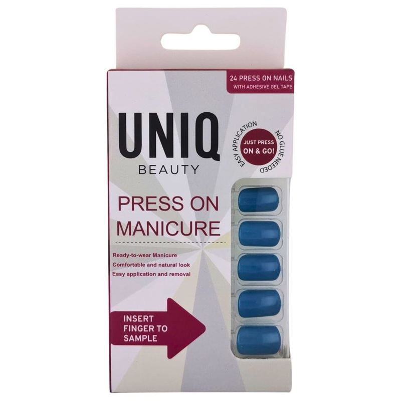 UNIQ Click On / Press Maniküre Nägel Navy
