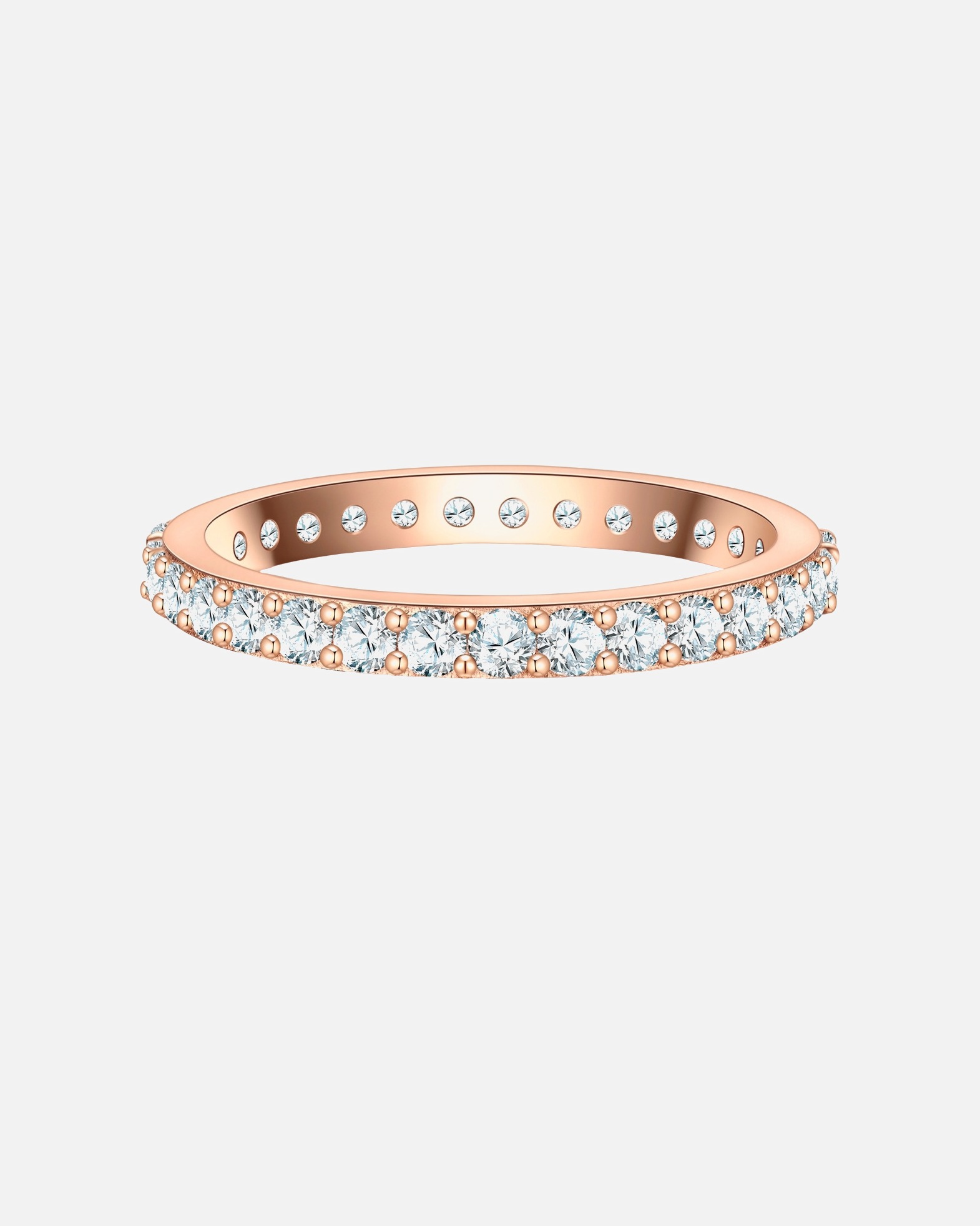 Ring für Weiblich Glanzstücke München Ring aus Sterling Silber in roségold 52