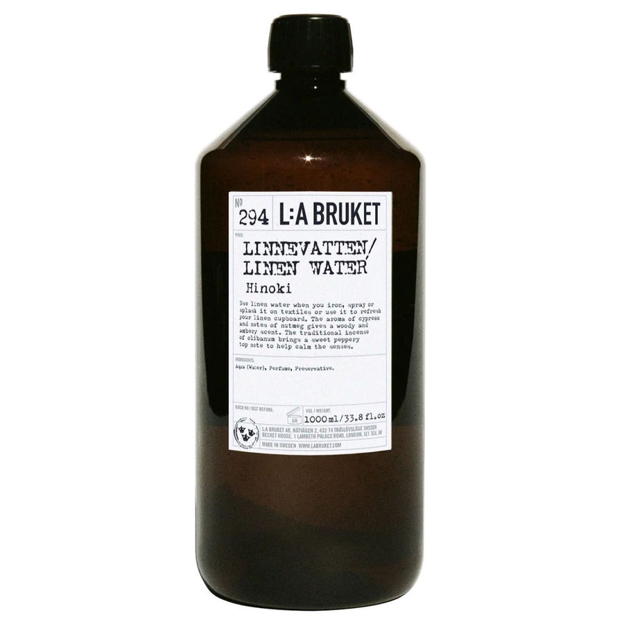L:A BRUKET No. 294 Linen Water Hinoki 1000 ml