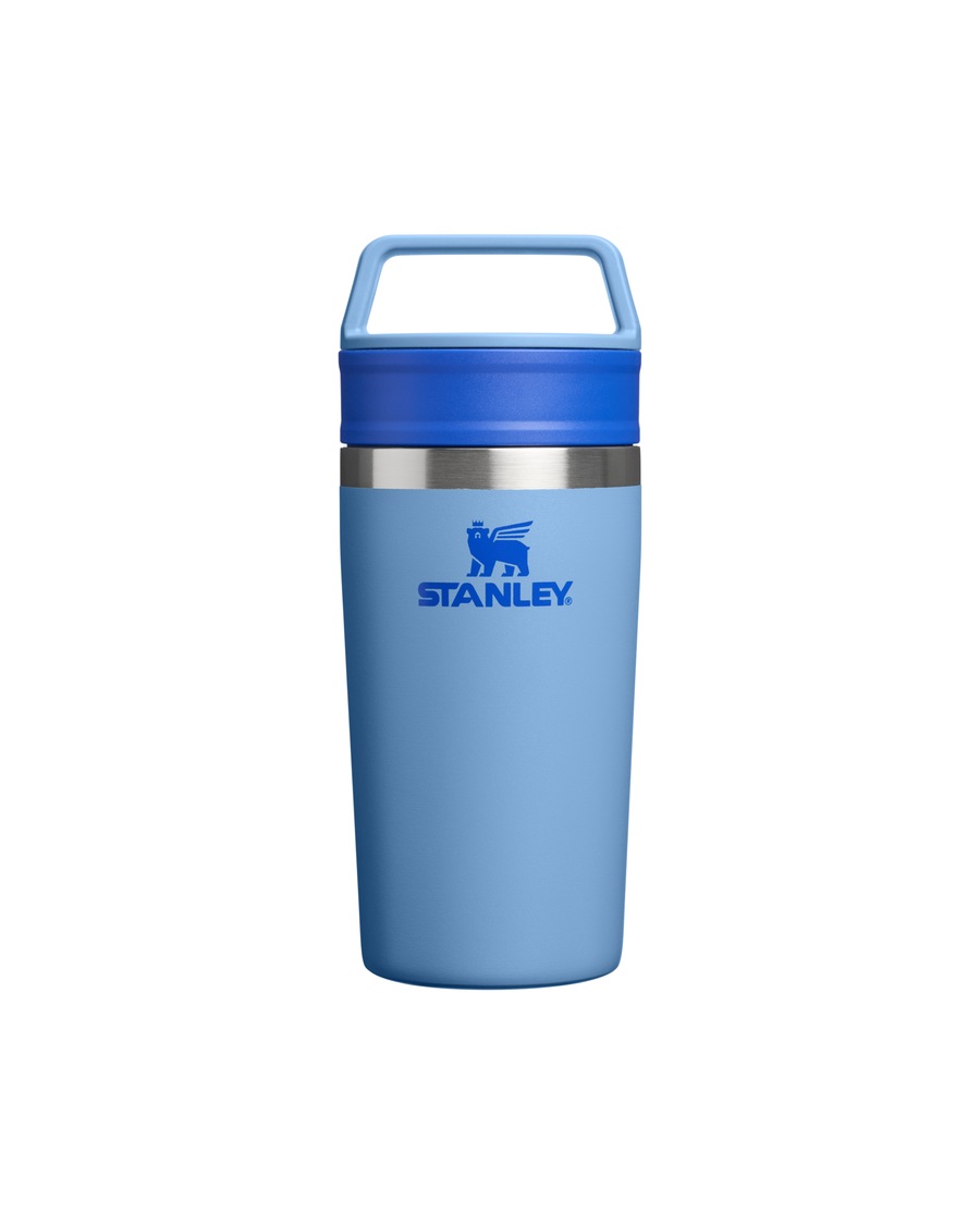 Stanley 1913 Thermobecher - 0,35L CAFÉ TO-GO TRAVEL MUG Blue Sky Grau