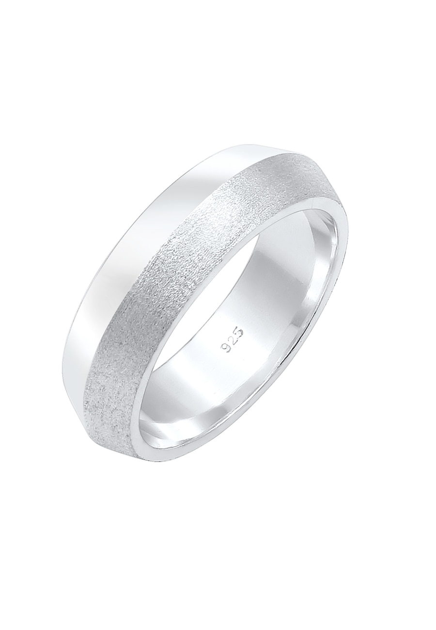 Elli PREMIUM Paarring Bandring Trauring Hochzeit 925 Sterling Silber 60 Damen